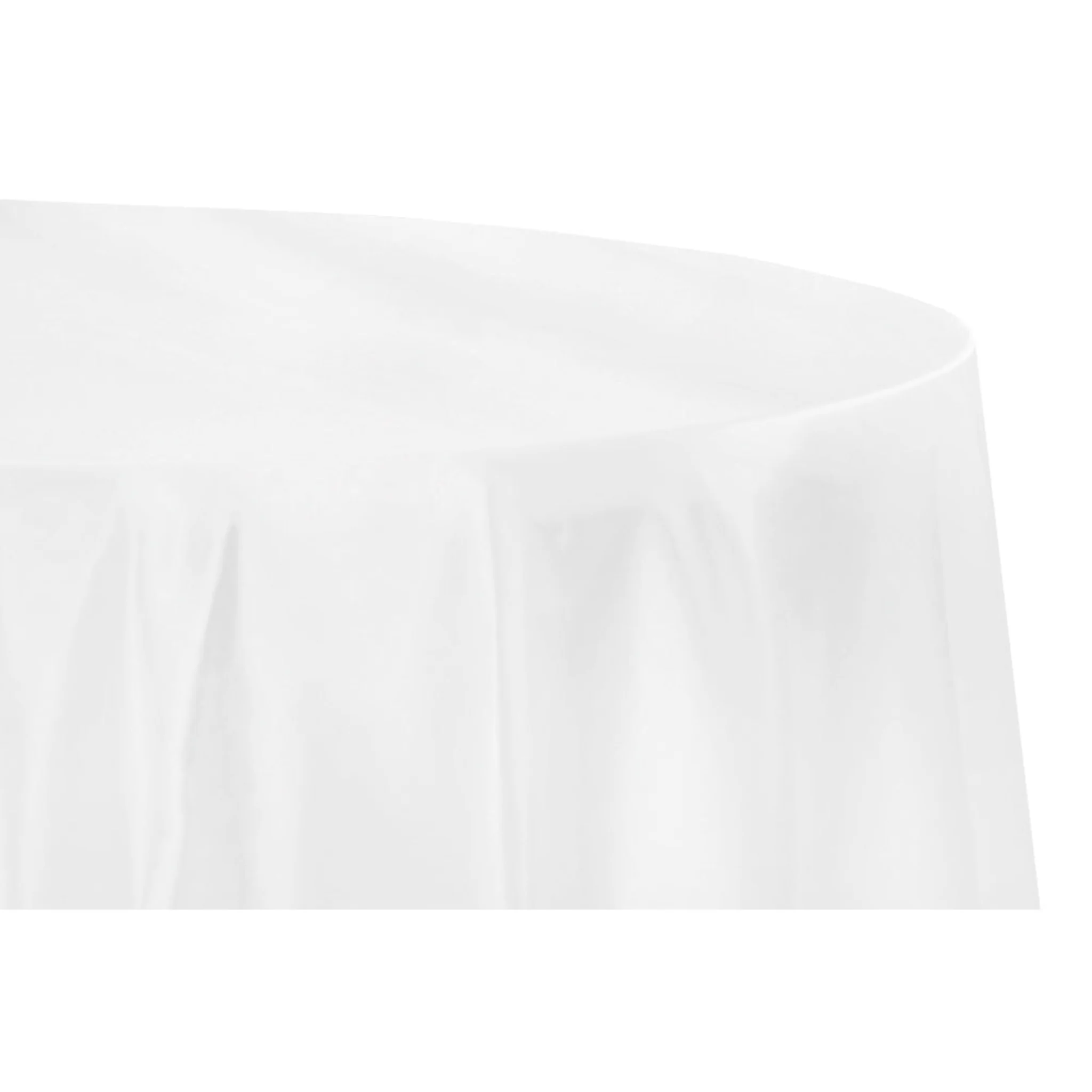 Satin 132" Round Tablecloth - White - Image 4