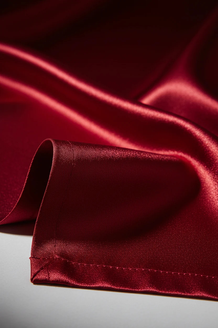 Satin Napkin 20"x20" - Apple Red - Image 2
