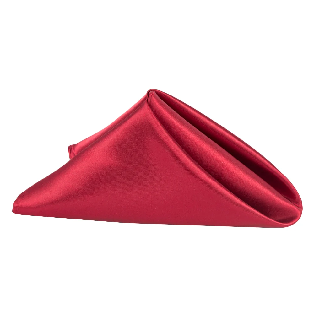Satin Napkin 20"x20" - Burgundy