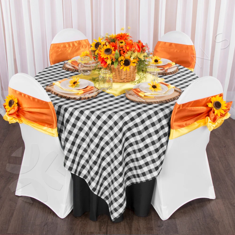 Satin Napkin 20"x20" - Burnt Orange - Image 2