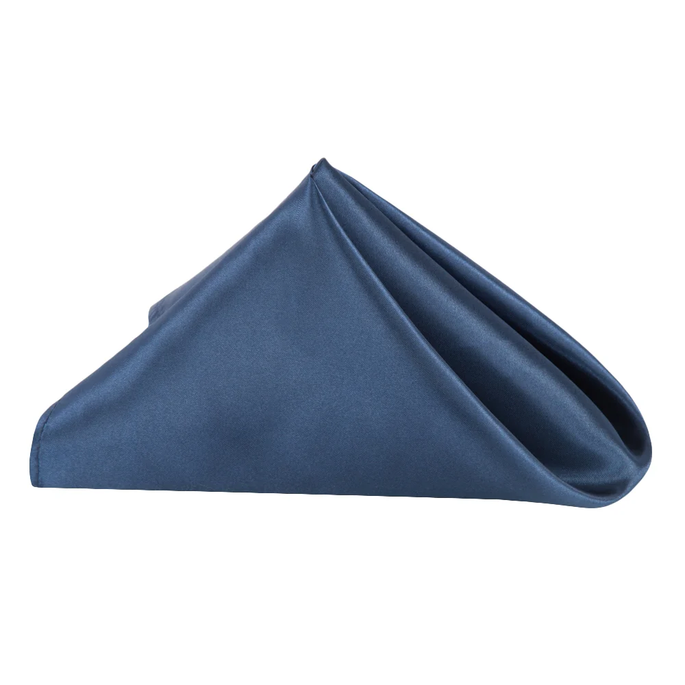 Satin Napkin 20"x20" - Navy Blue