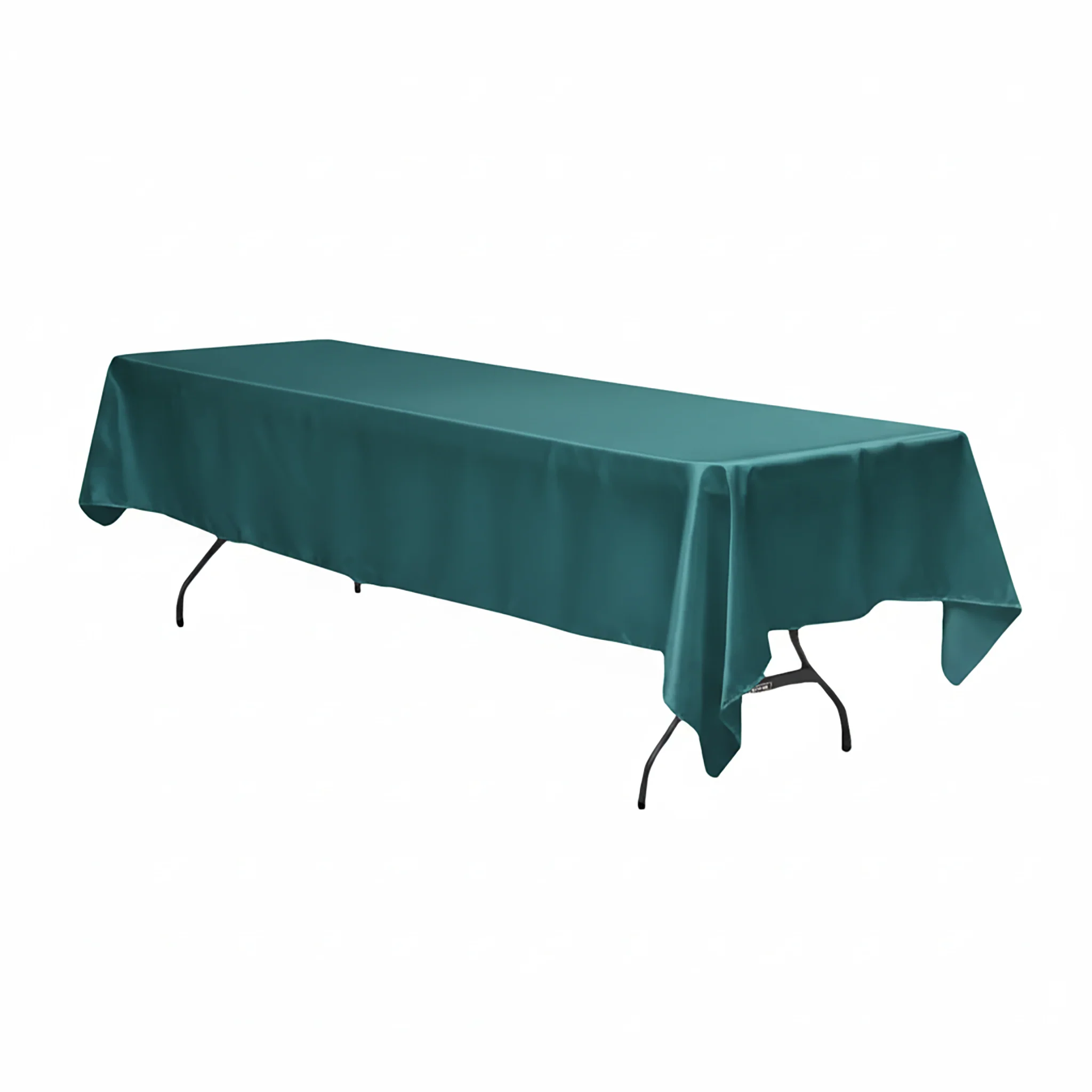 Satin Rectangular 60"x120" Tablecloth - Peacock