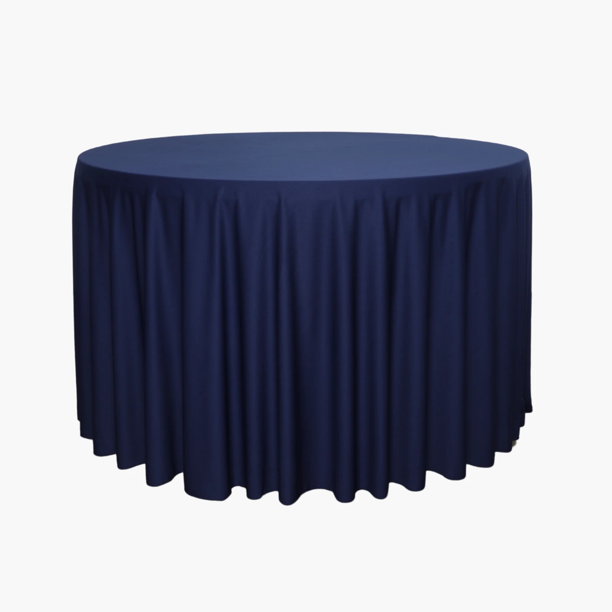 Scuba 108" Round Tablecloth - Navy Blue