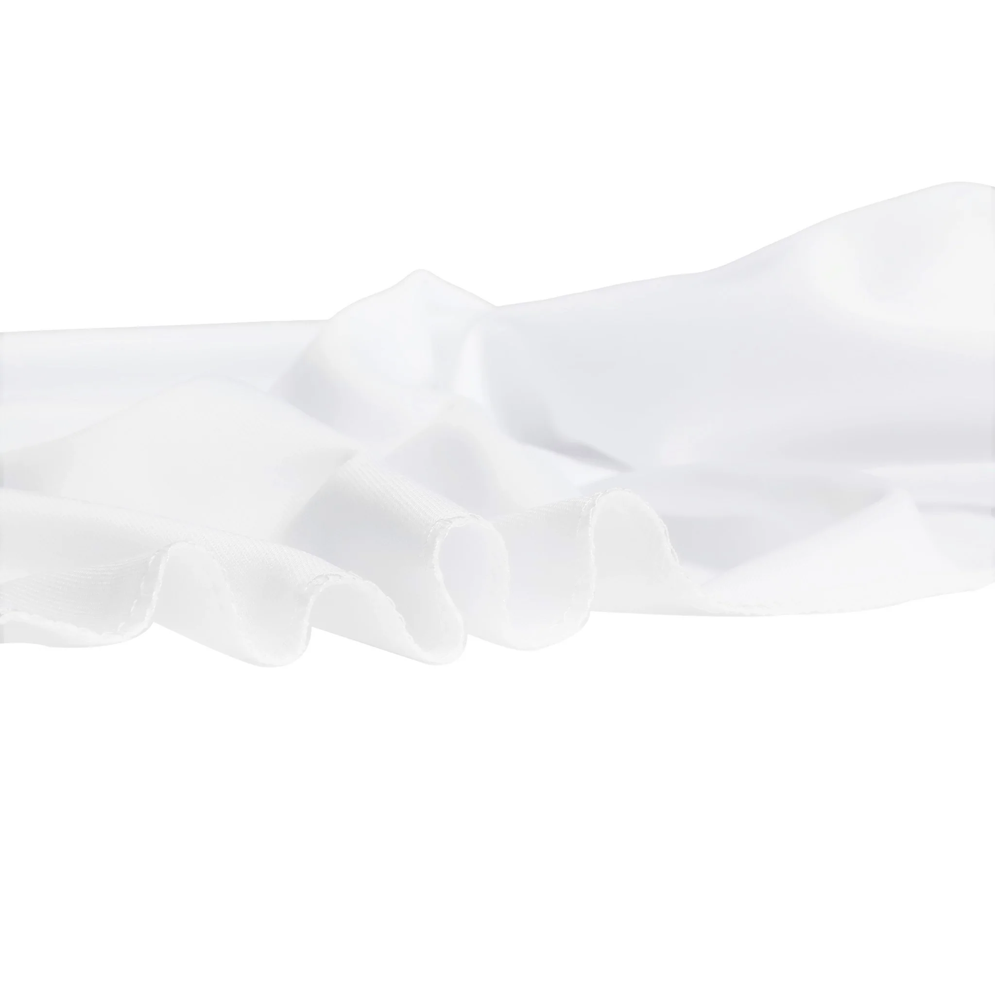 Scuba 120" Round Tablecloth - White - Image 7
