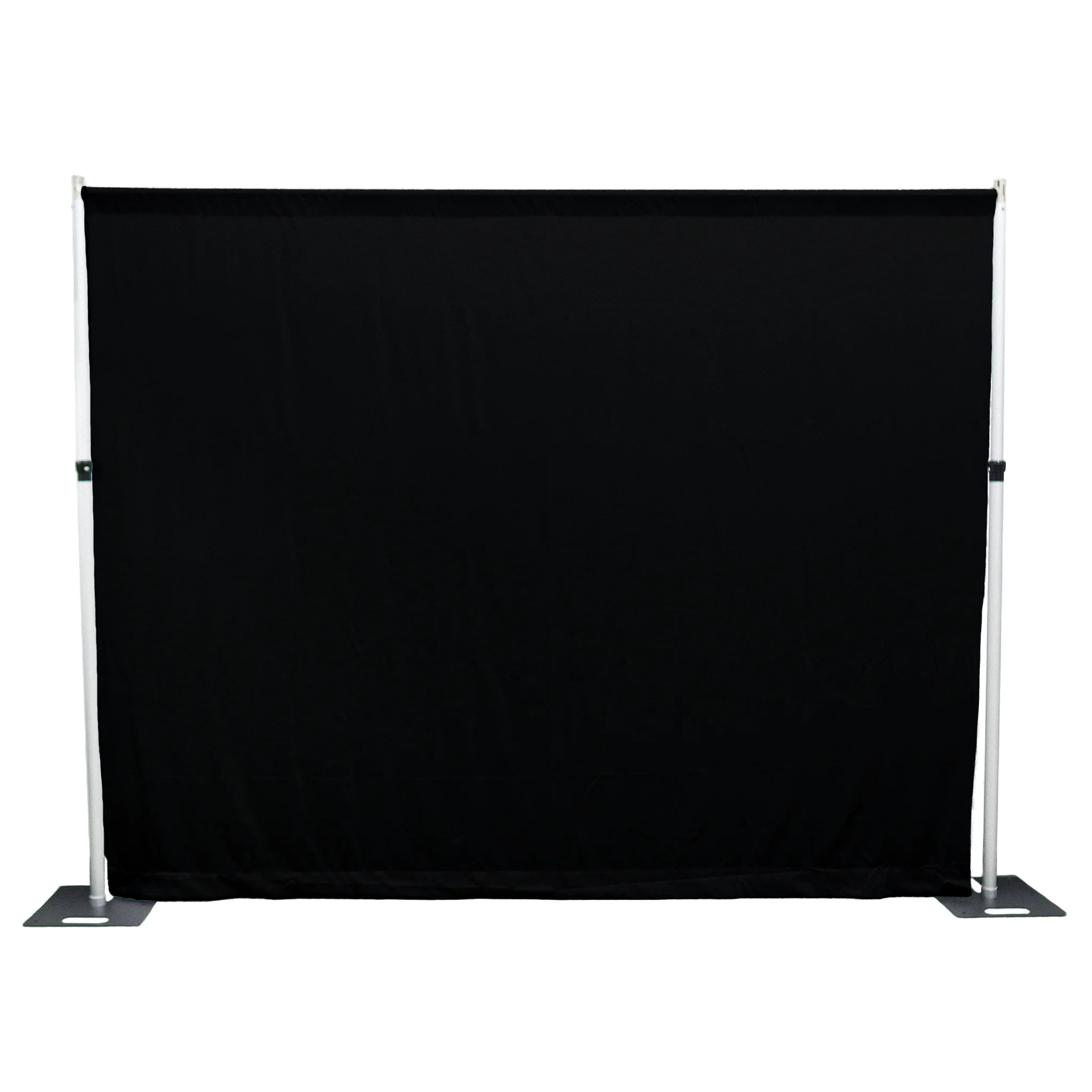 Scuba 12ft H x 118" W Drape/Backdrop Curtain Panel Flame Retardant (FR) - Black - Image 2
