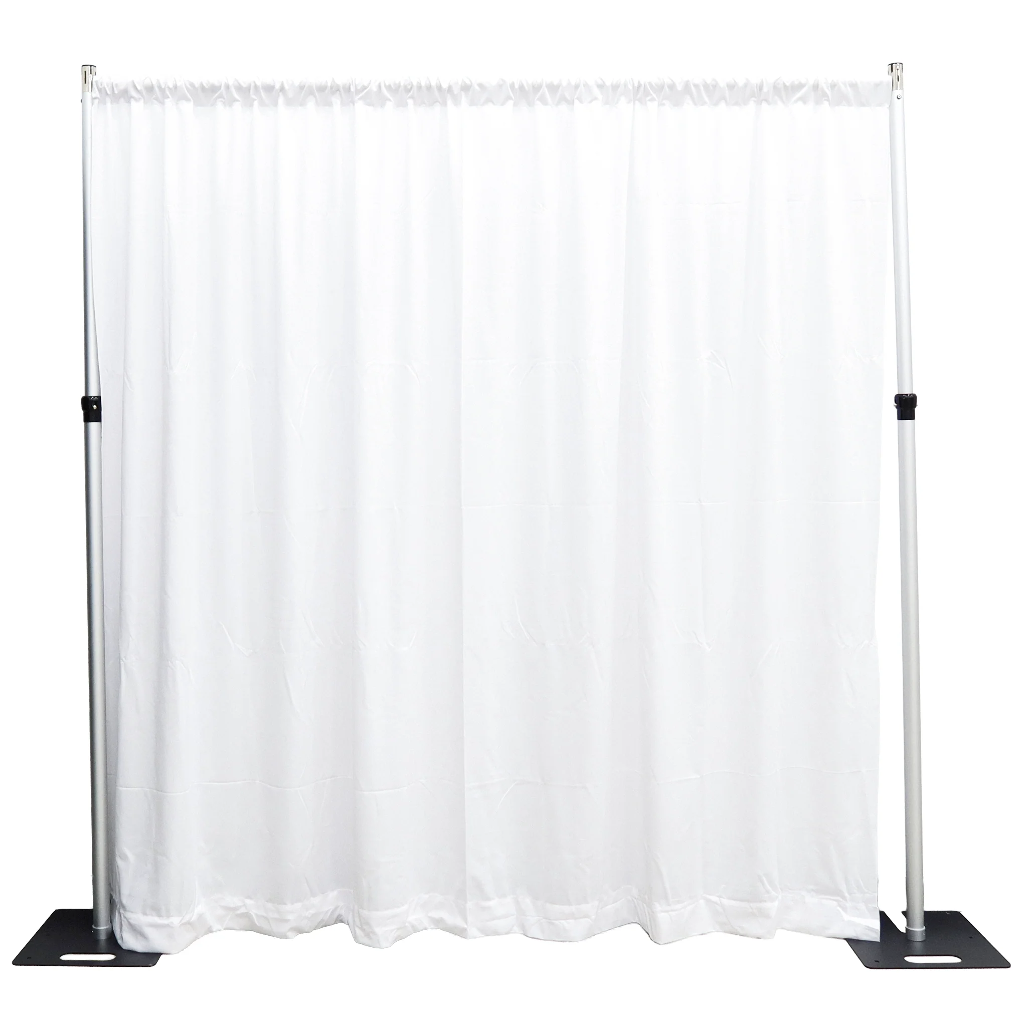 Scuba 12ft H x 118" W Drape/Backdrop Curtain Panel Flame Retardant (FR) - White