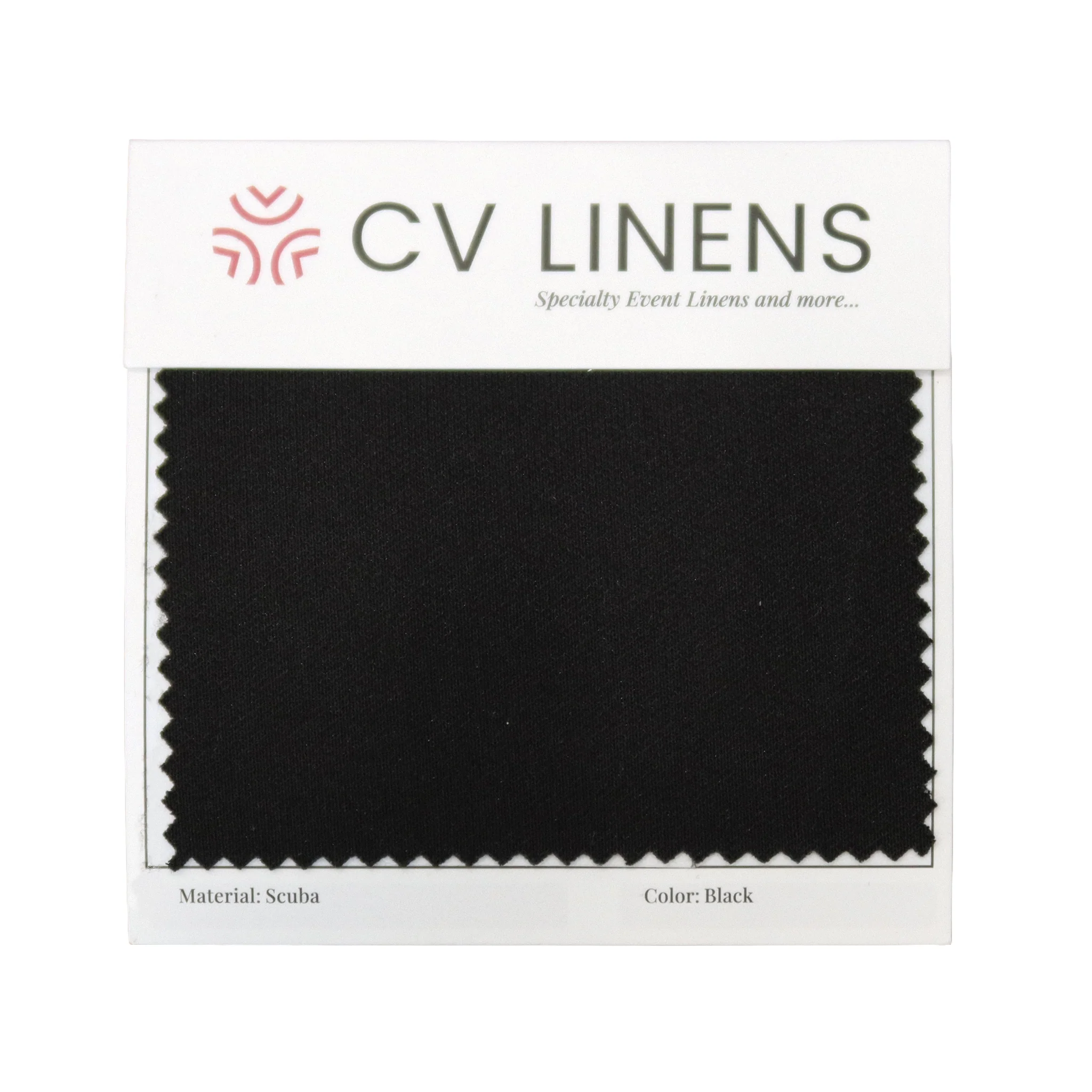 Scuba Swatch Card - Black