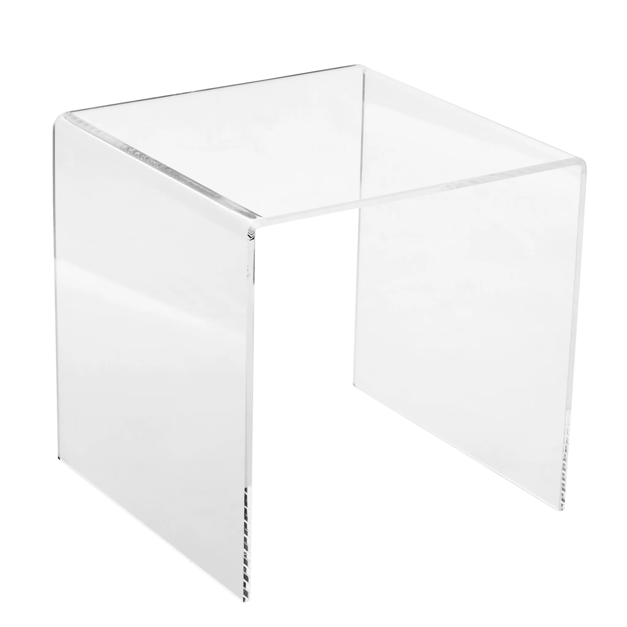 Set of 3 Acrylic Riser Display Stands - Clear - Image 4