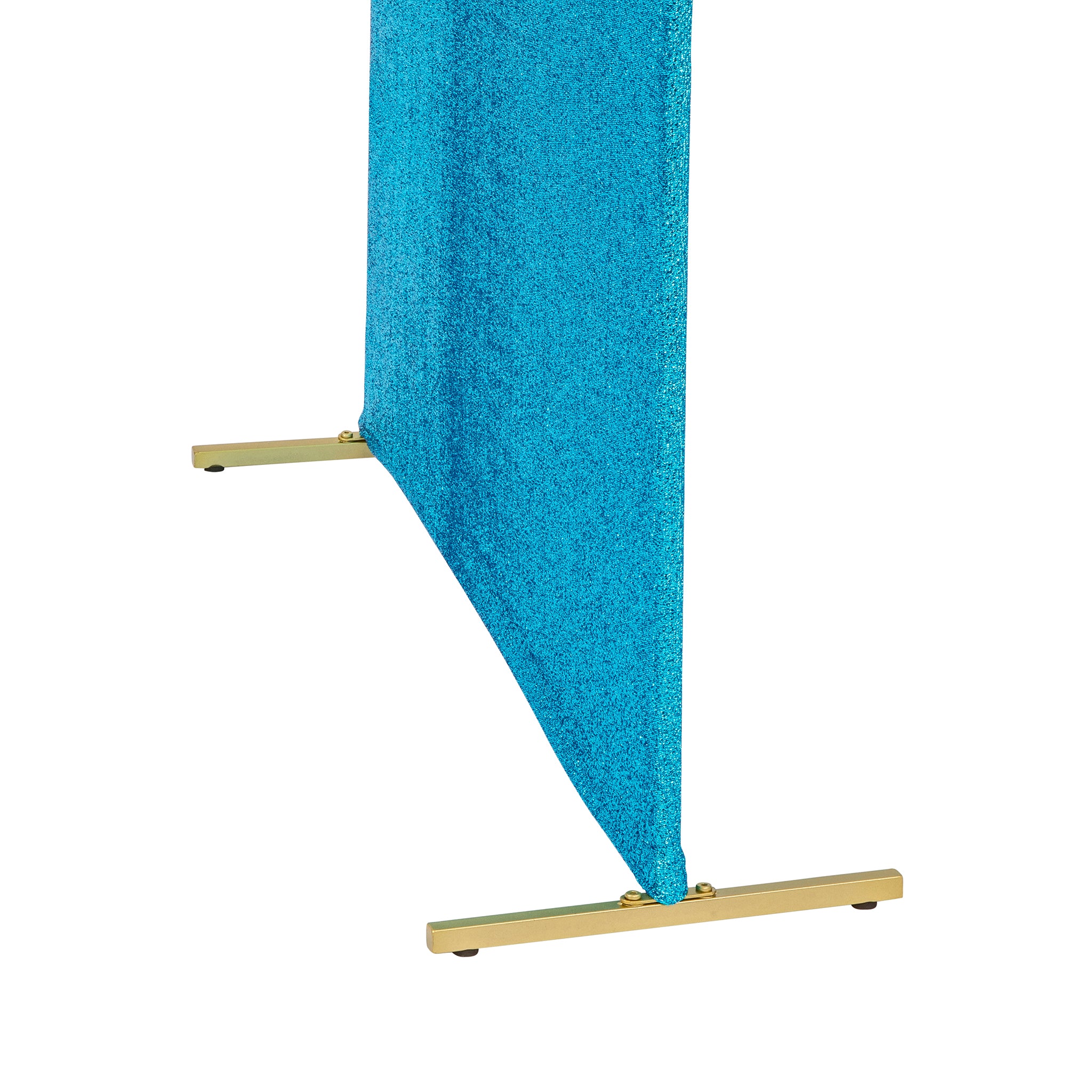 Shimmer Spandex Arch Covers for Chiara Frame Backdrop 3pc/set - Aqua Blue - Image 6