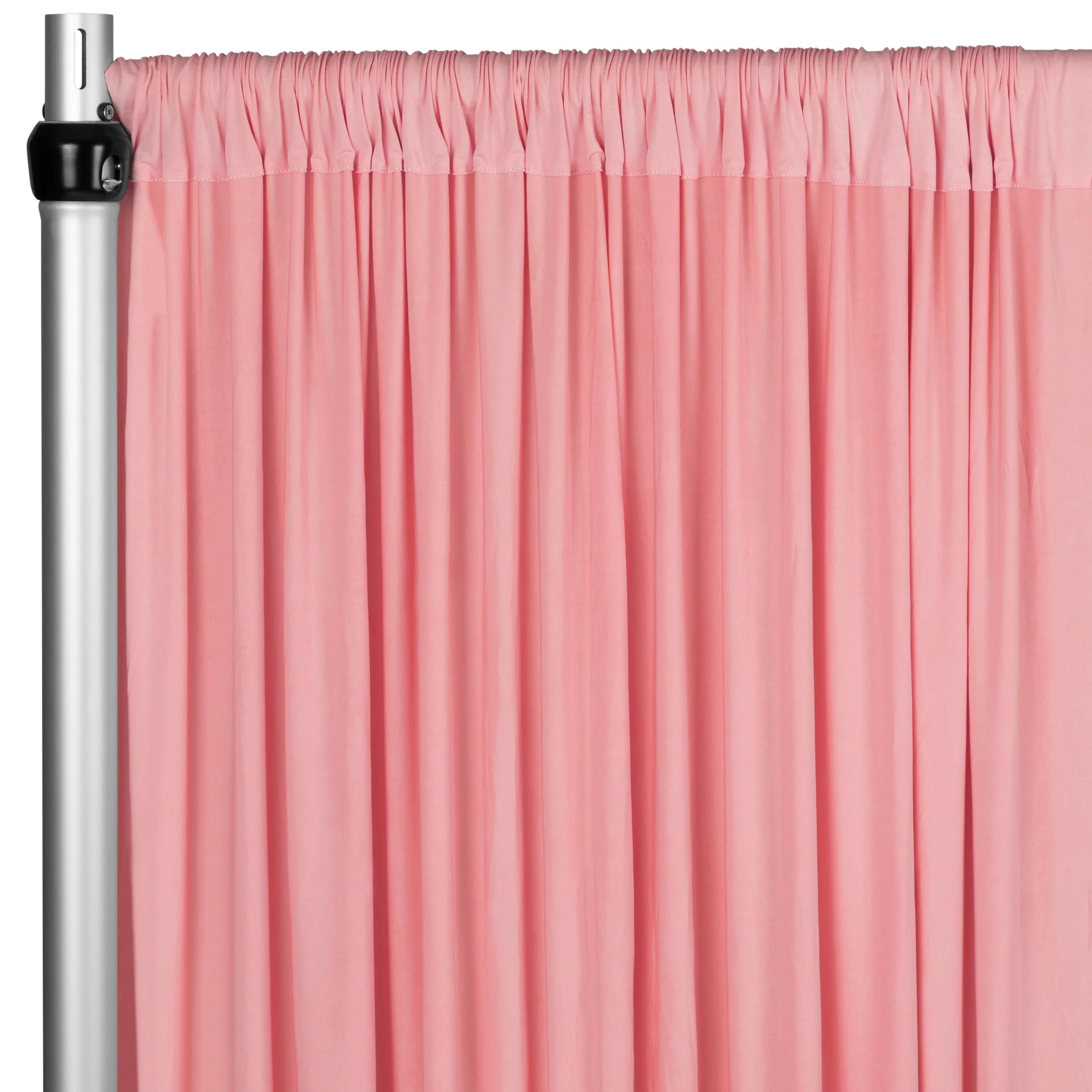 Spandex 4-way Stretch Drape Curtain 12ft H x 60" W - Dusty Rose/Mauve