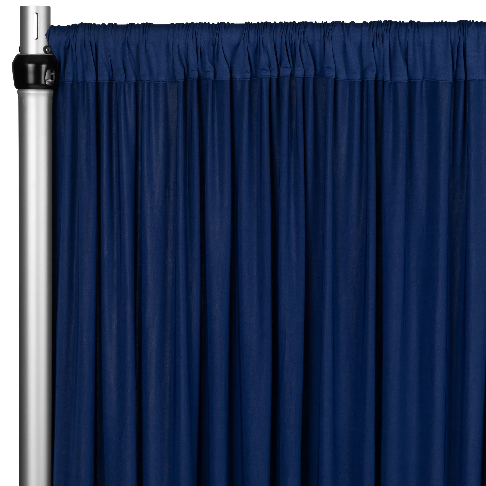 Spandex 4-way Stretch Drape Curtain 12ft H x 60" W - Navy Blue