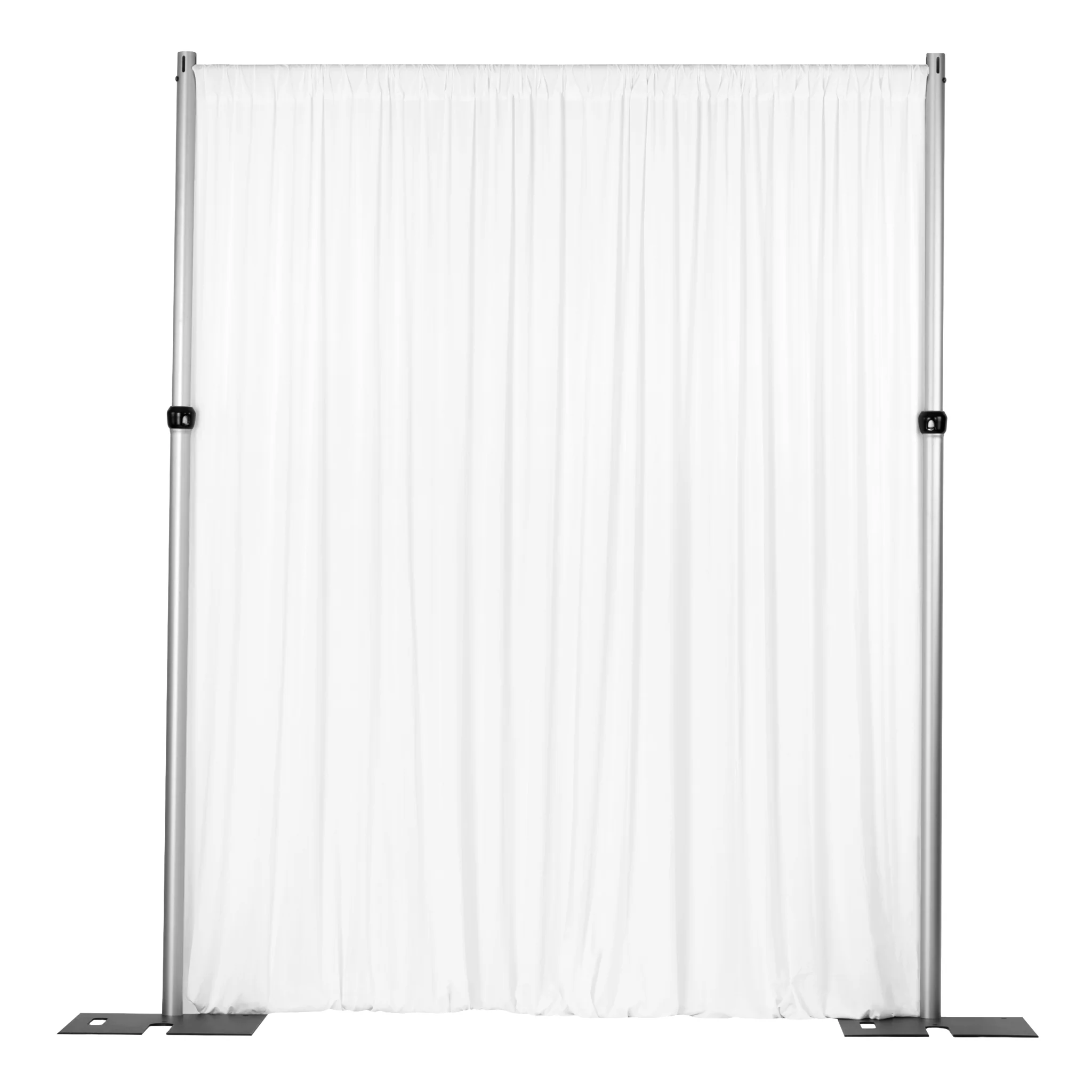Spandex 4-way Stretch Drape Curtain 12ft H x 60" W - White - Image 4