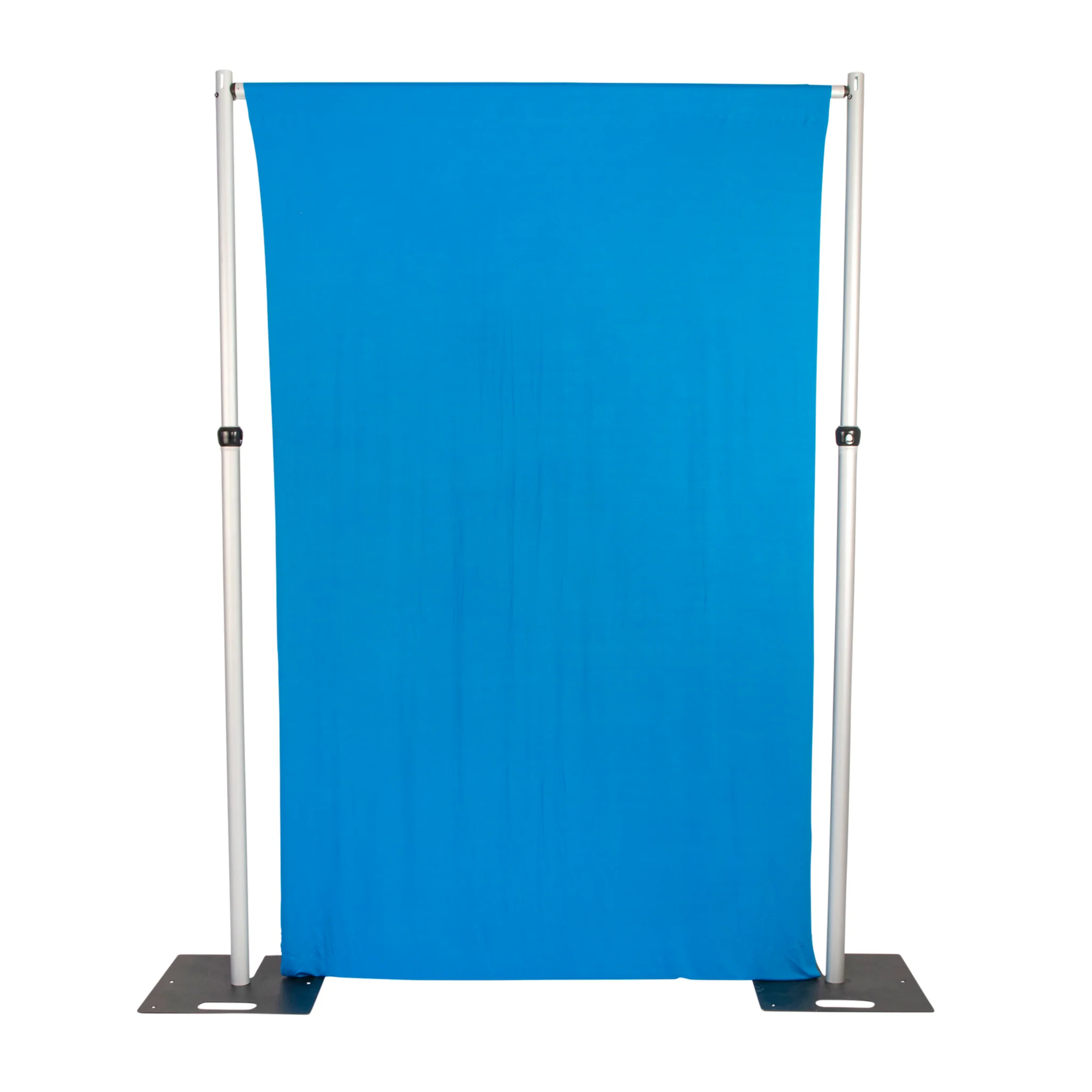 Spandex 4-way Stretch Backdrop Drape Curtain 16ft H x 60" W - Azure Blue - Image 3