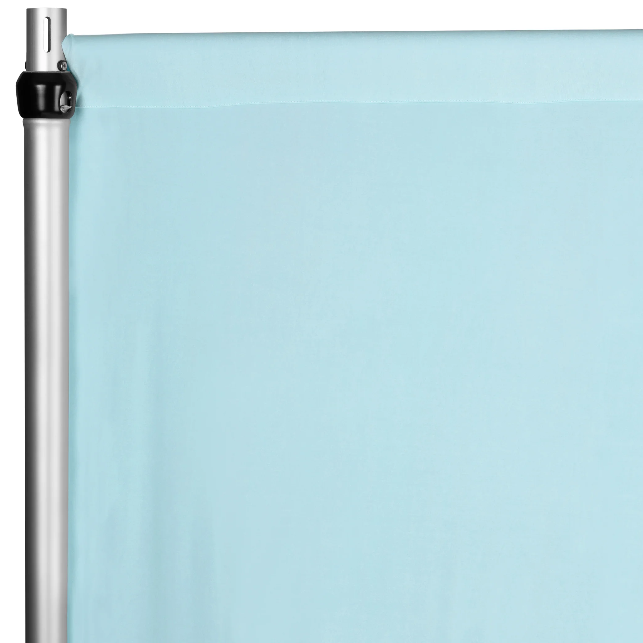 Spandex 4-way Stretch Backdrop Drape Curtain 16ft H x 60" W - Baby Blue - Image 2