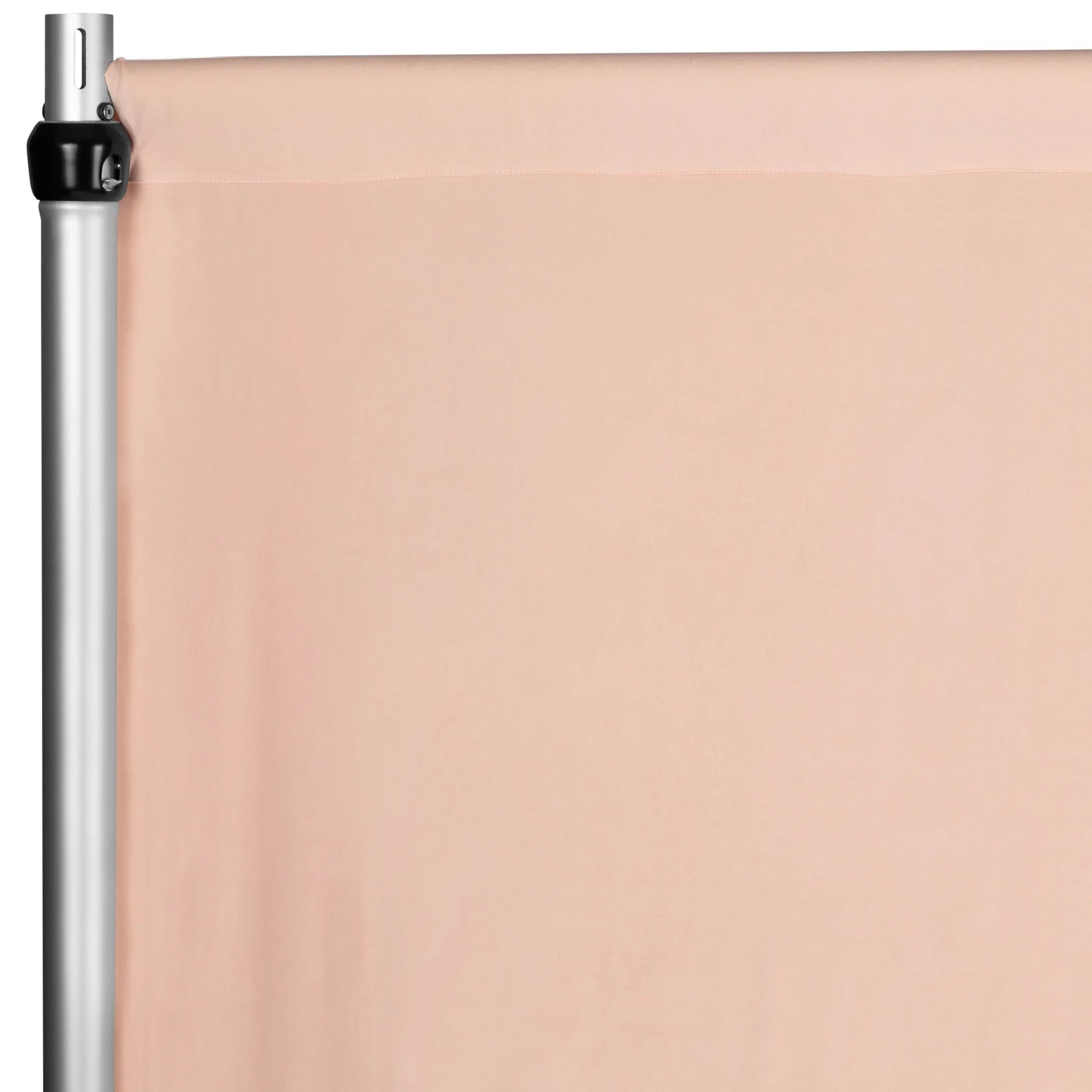Spandex 4-way Stretch Backdrop Drape Curtain 18ft H x 60" W - Blush/Rose Gold - Image 2