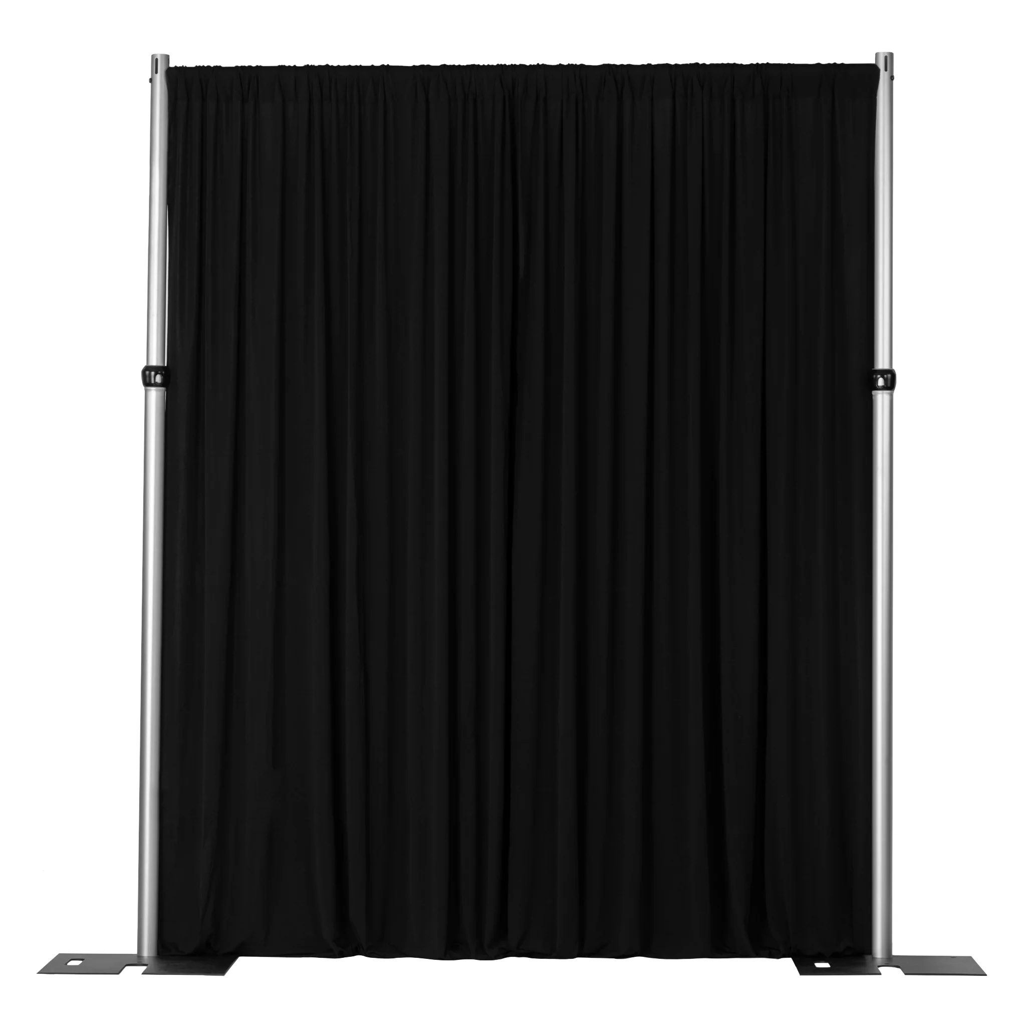 Spandex 4-way Stretch Drape Curtain 8ft H x 60" W - Black - Image 2