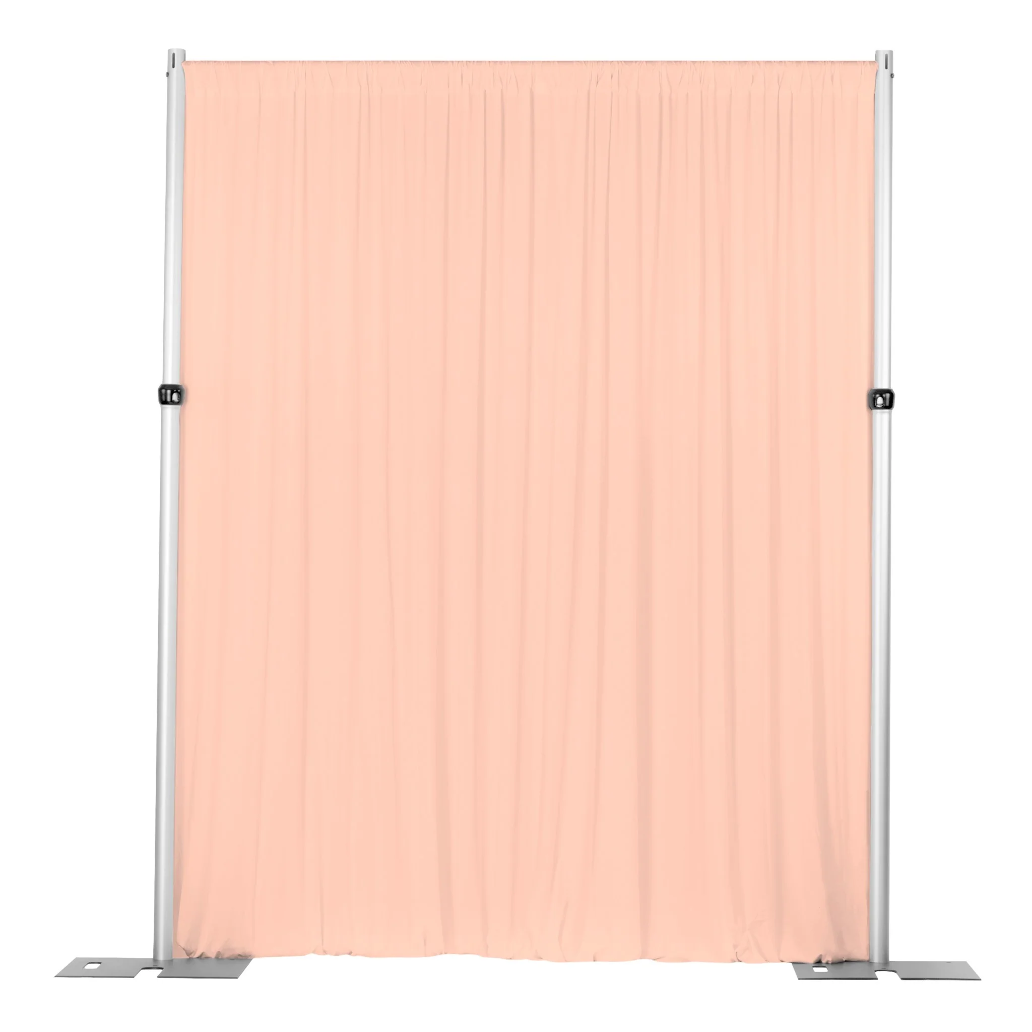 Spandex 4-way Stretch Drape Curtain 8ft H x 60" W - Blush/Rose Gold - Image 3