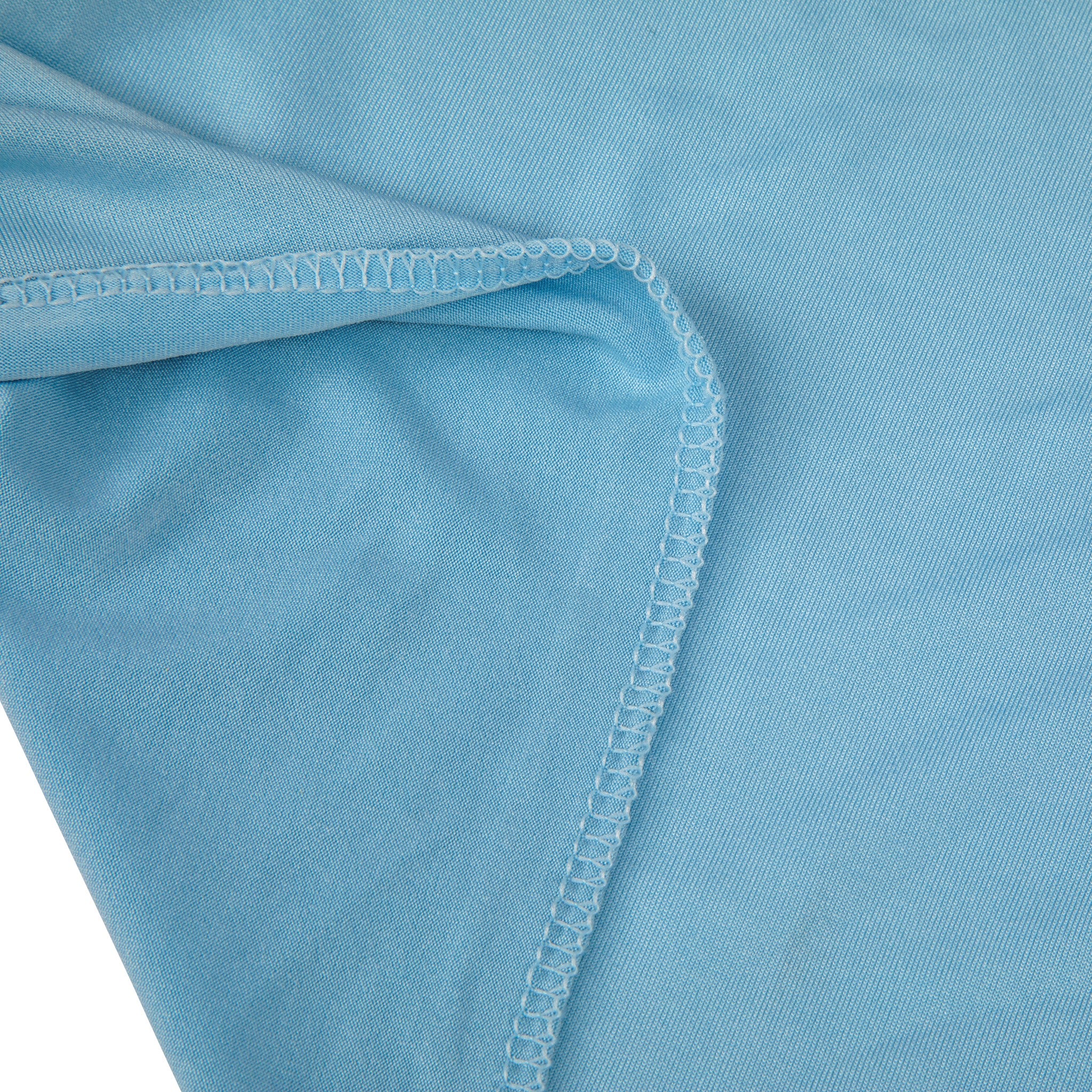 Spandex Arch Cover for Round 7.5 ft Wedding Arch Stand  - Baby Blue - Image 4