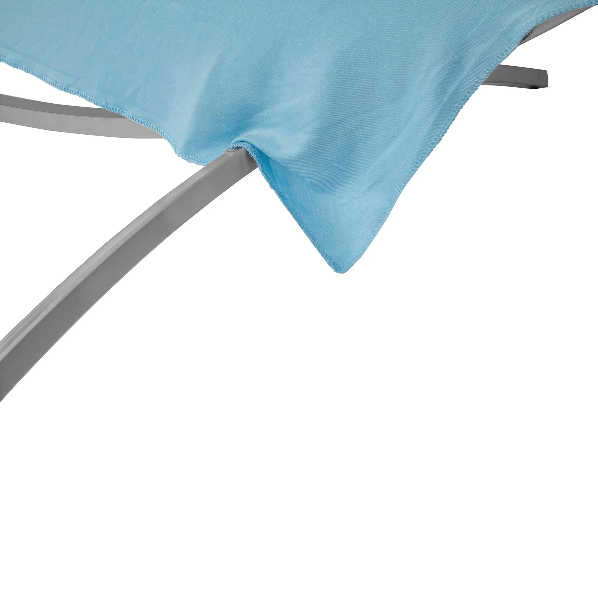 Spandex Arch Cover for Round 7.5 ft Wedding Arch Stand  - Baby Blue - Image 6