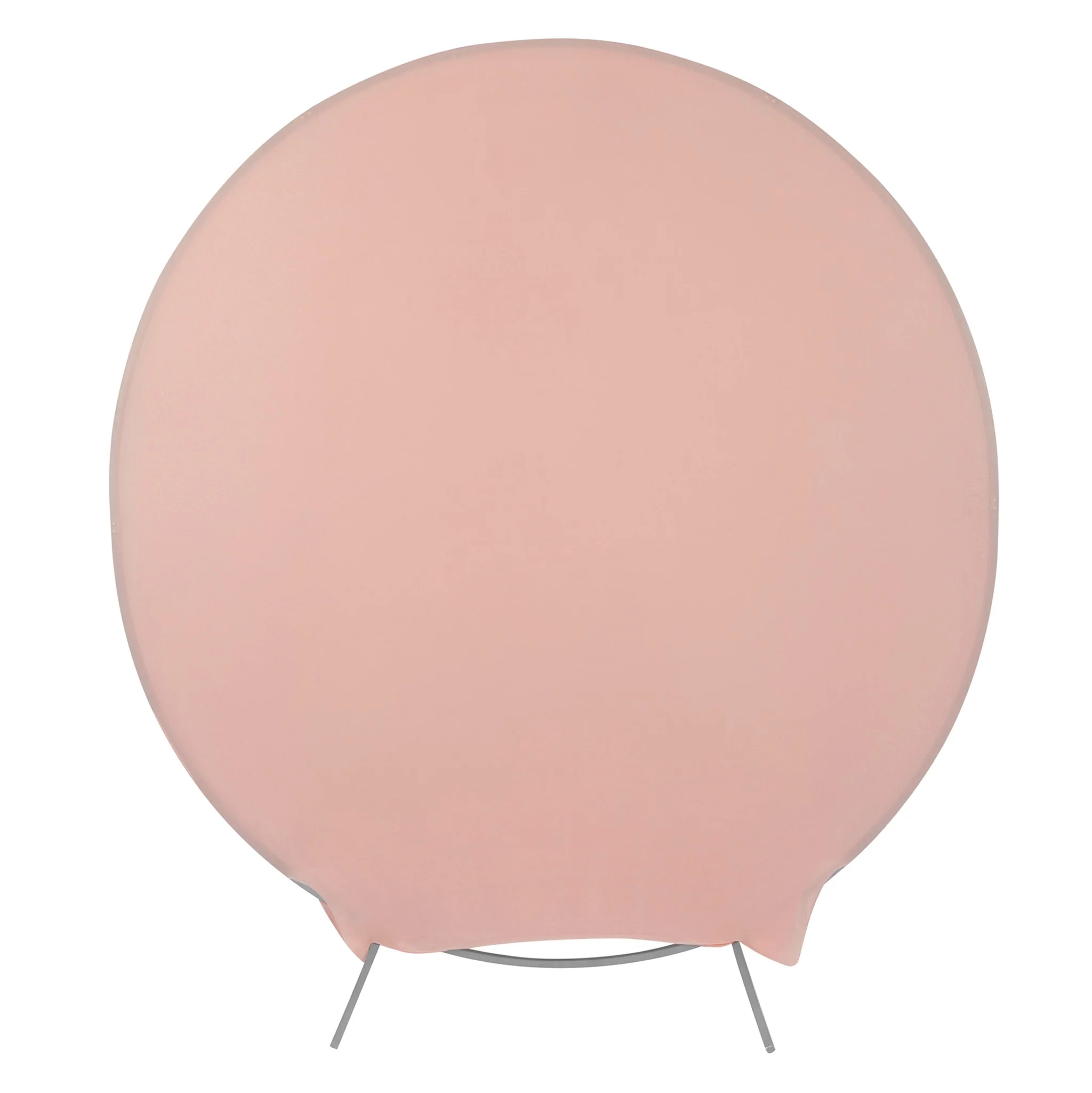 Spandex Arch Cover for Round 7.5 ft Wedding Arch Stand - Blush/Rose Gold
