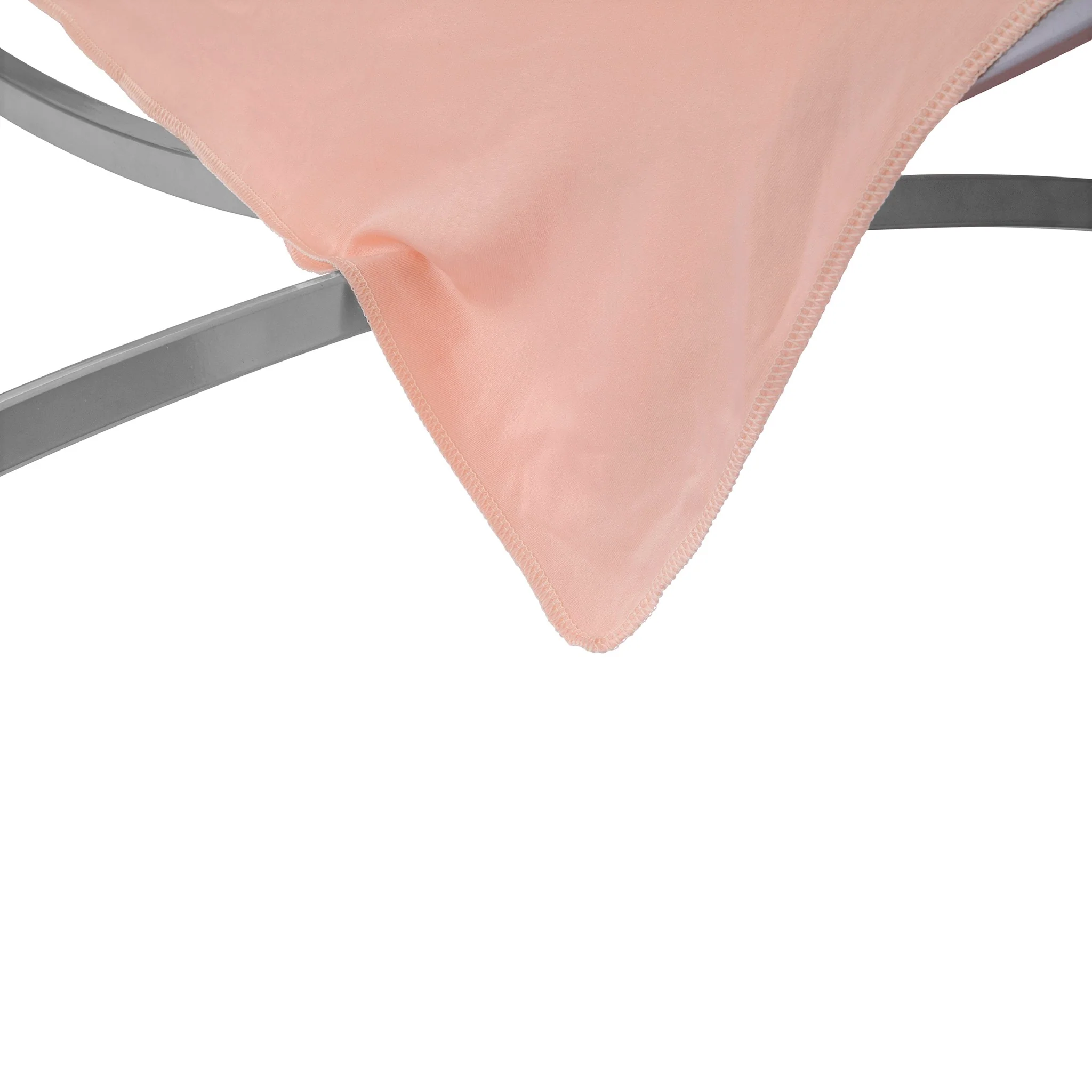 Spandex Arch Cover for Round 7.5 ft Wedding Arch Stand - Blush/Rose Gold - Image 6