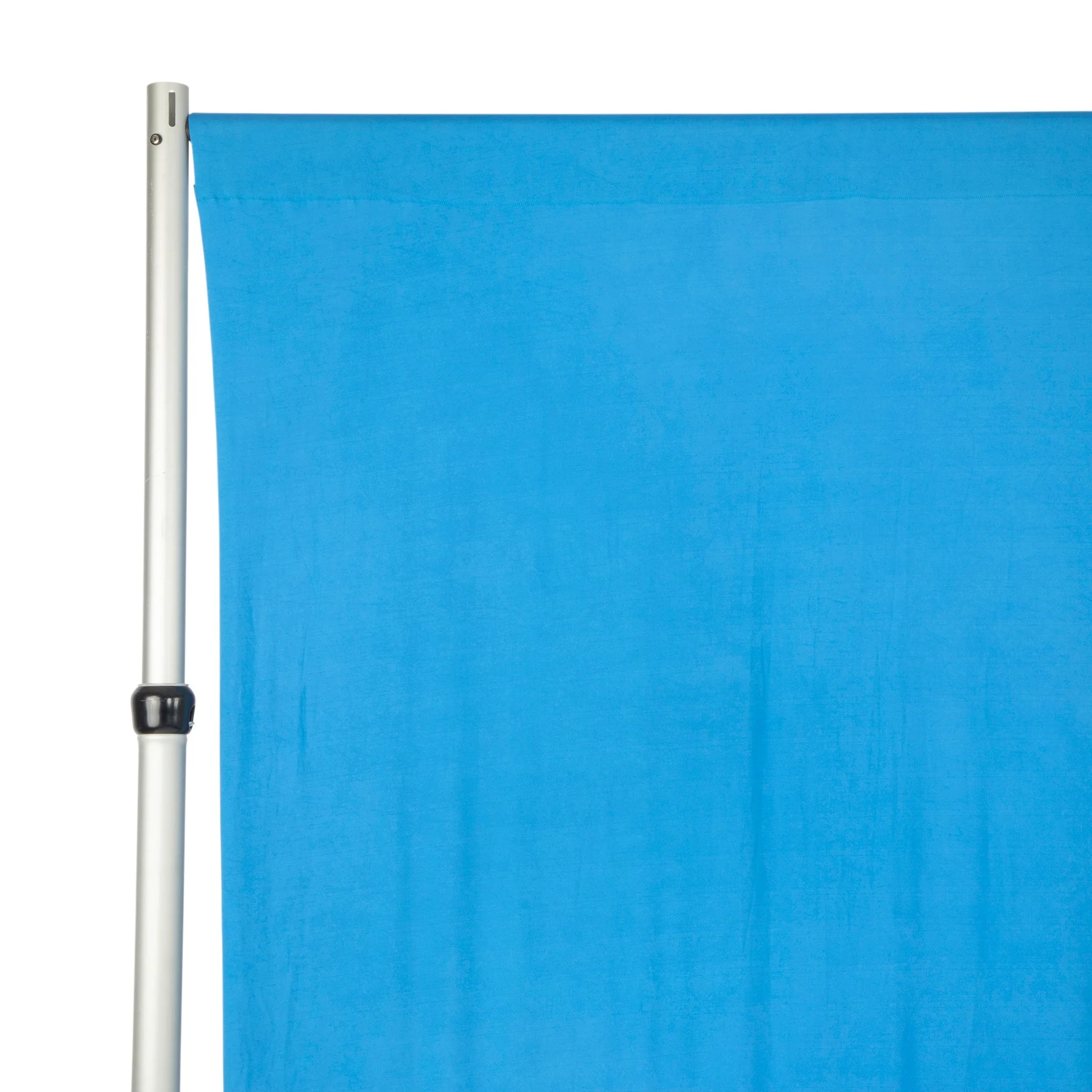 Spandex 4-way Stretch Backdrop Drape Curtain 10ft H x 60" W - Aqua Blue - Image 3