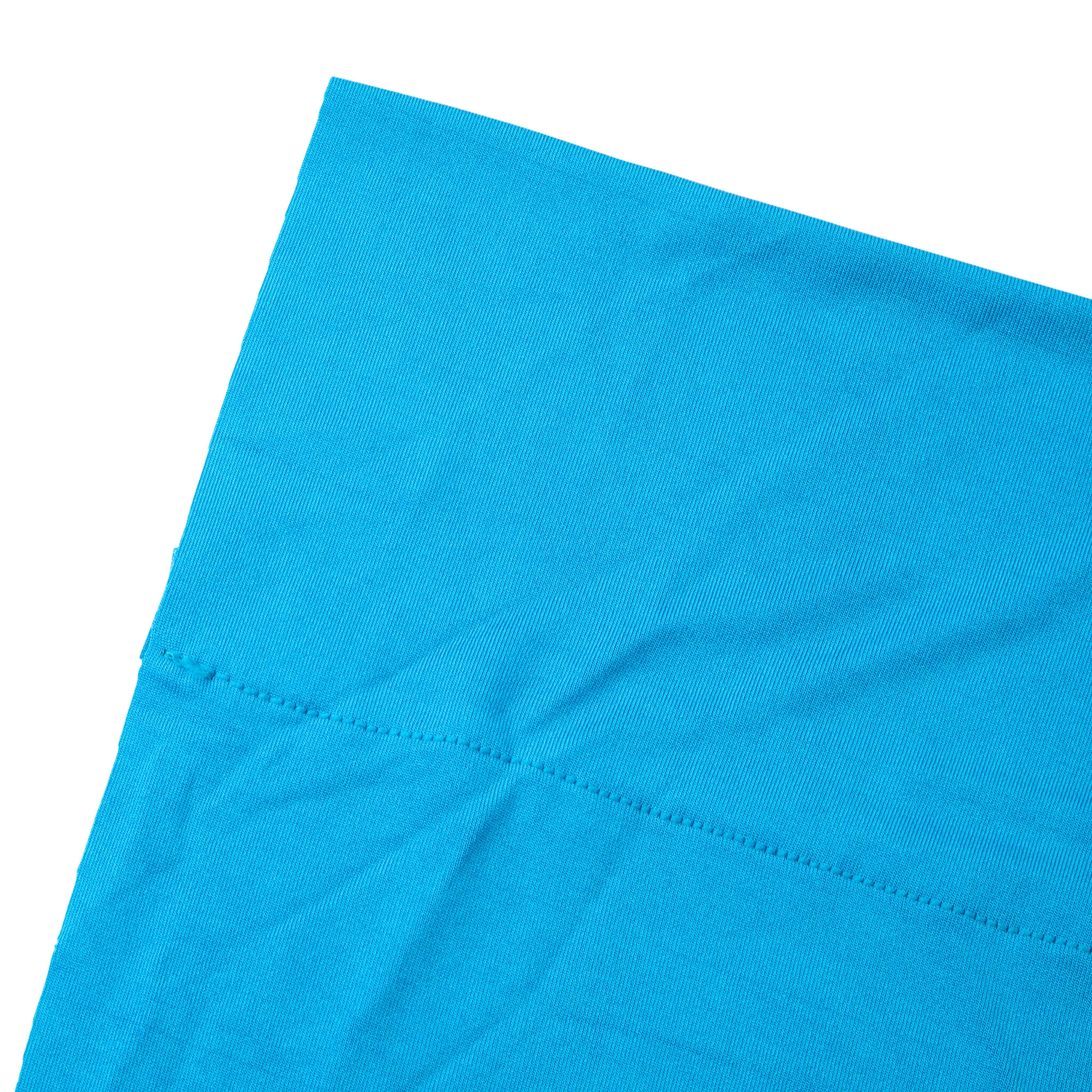 Spandex 4-way Stretch Backdrop Drape Curtain 12ft H x 60" W - Aqua Blue - Image 2