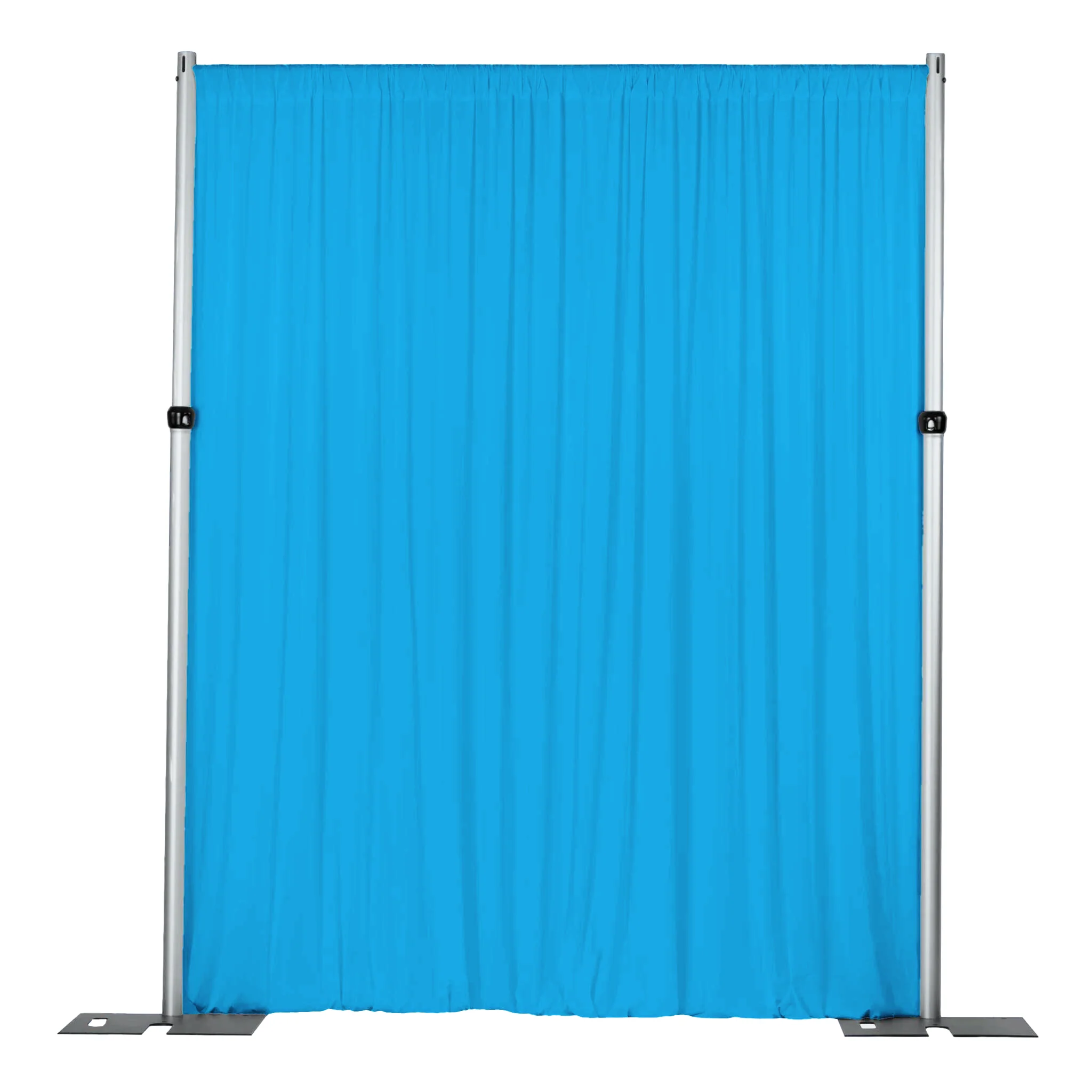 Spandex 4-way Stretch Backdrop Drape Curtain 12ft H x 60" W - Aqua Blue - Image 3