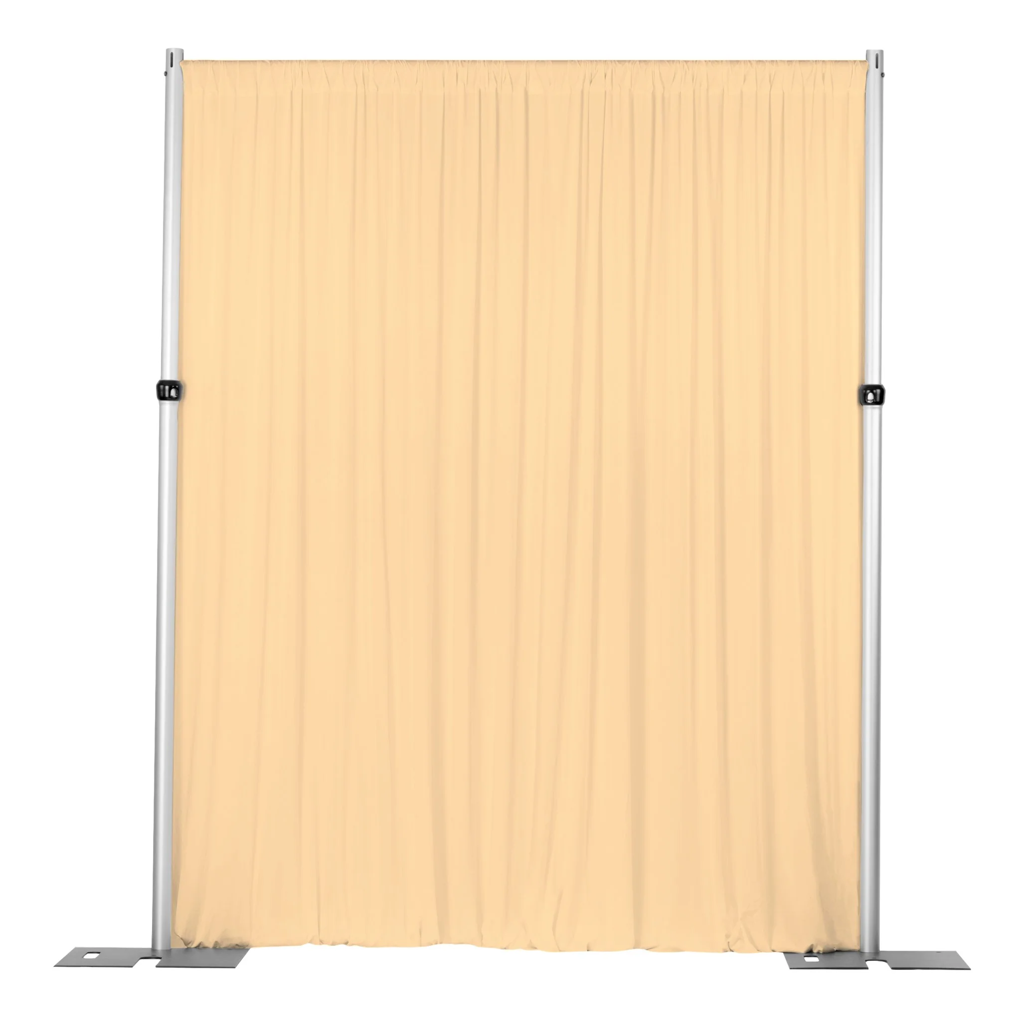Spandex 4-way Stretch Backdrop Drape Curtain 12ft H x 60" W - Champagne - Image 5