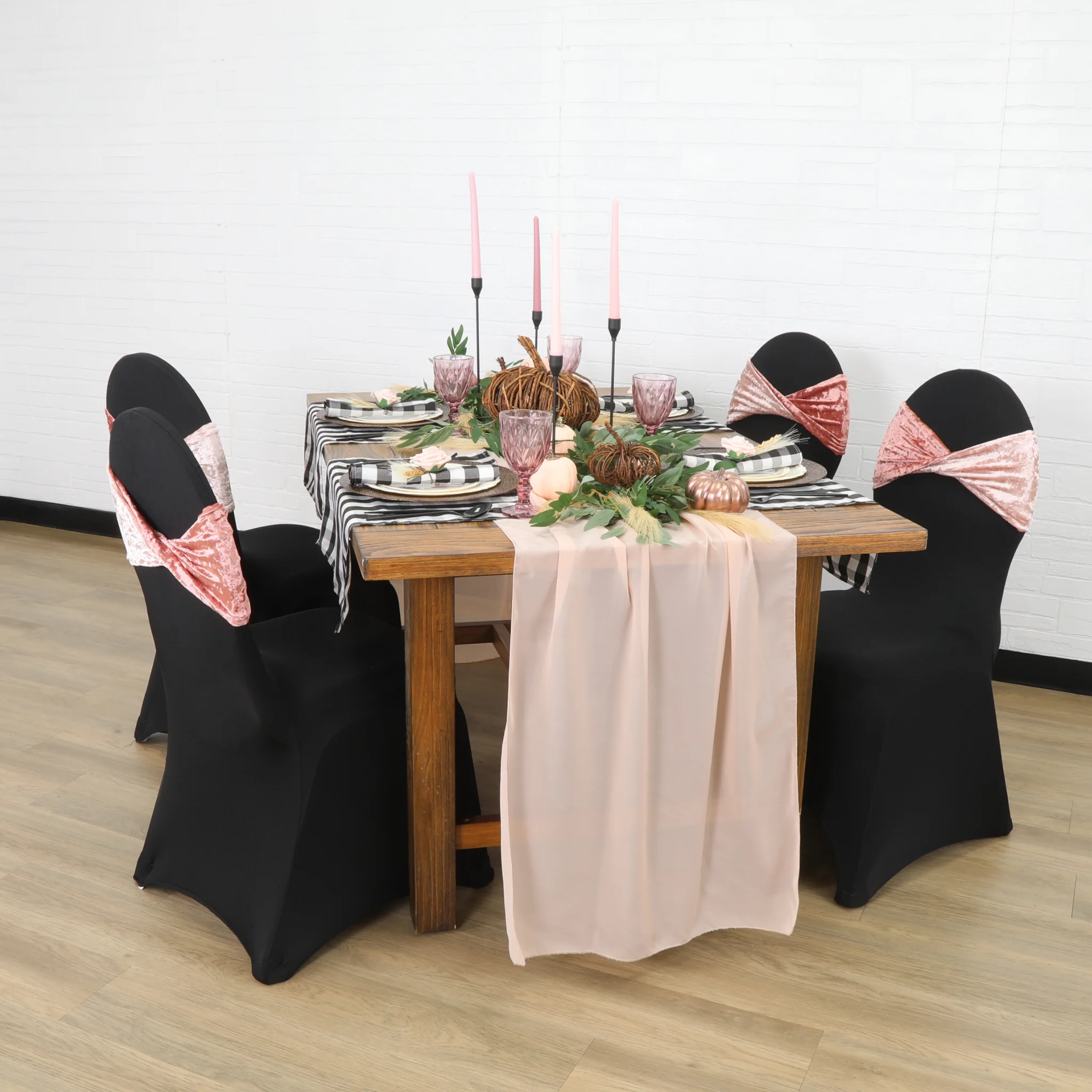 Spandex Banquet Chair Cover - Black - Image 3