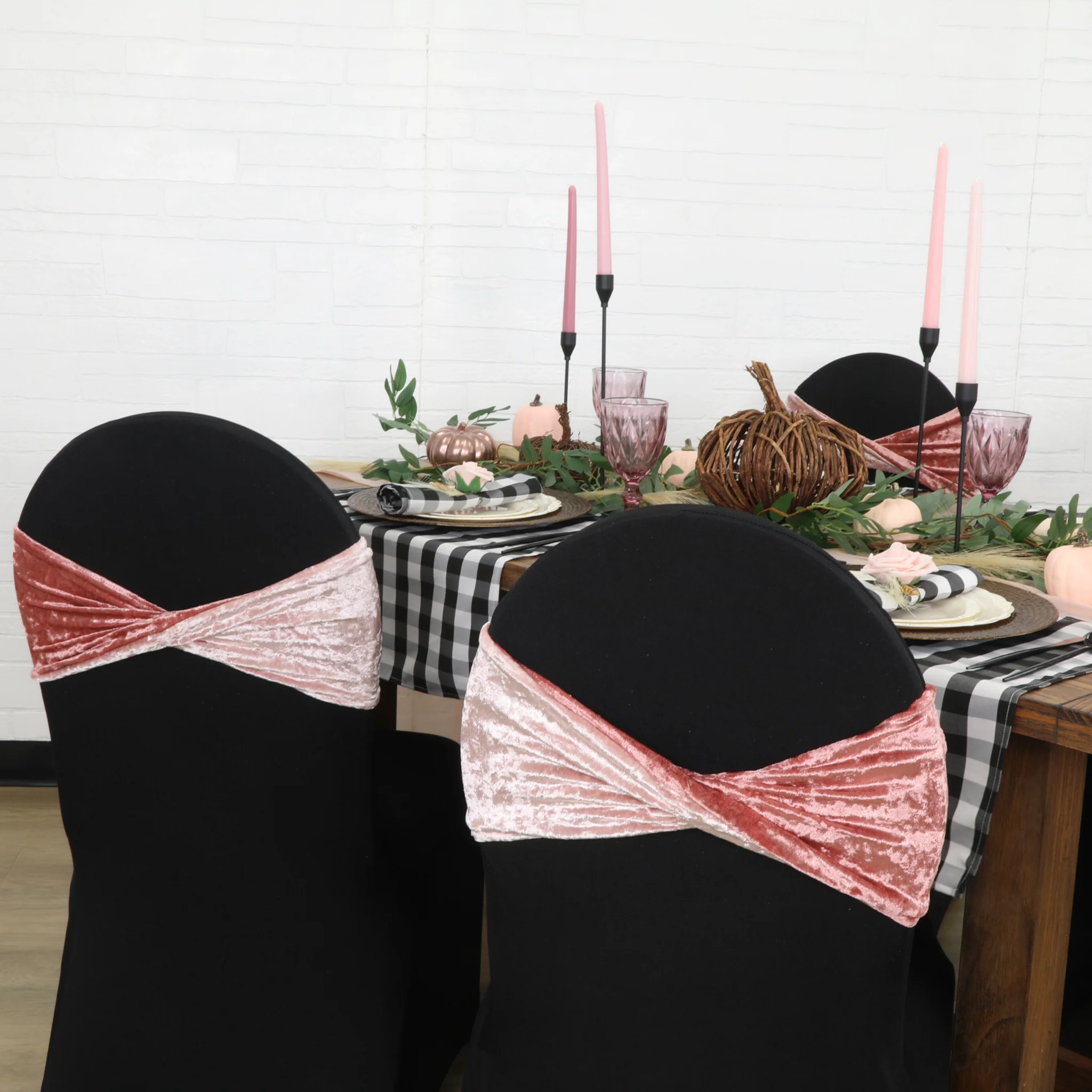 Spandex Banquet Chair Cover - Black - Image 4