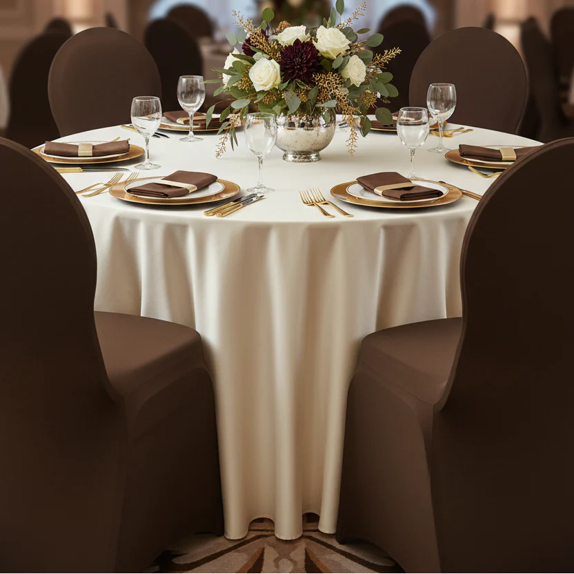 Spandex Banquet Chair Cover - Chocolate Brown - Image 4