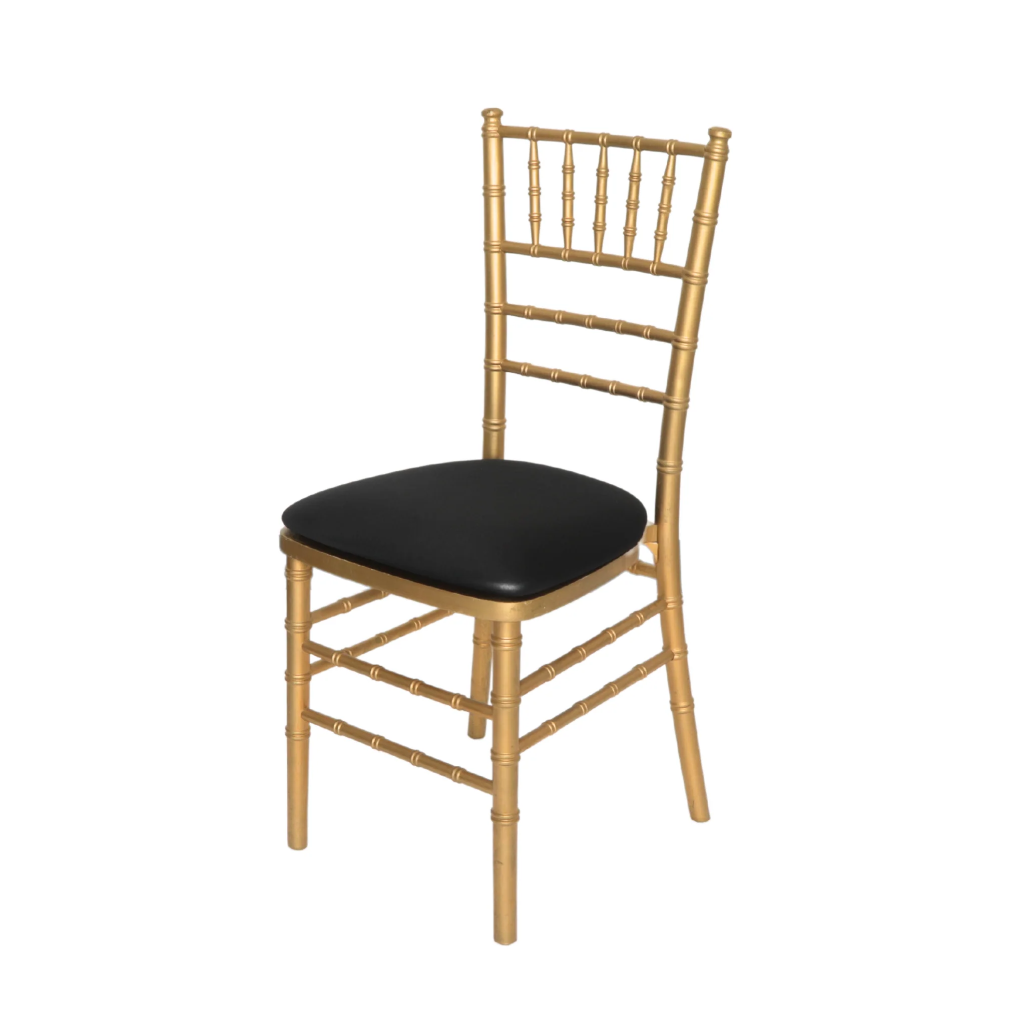 5 pcs/pk Spandex Chiavari Seat Pad Cover - Black - Image 2