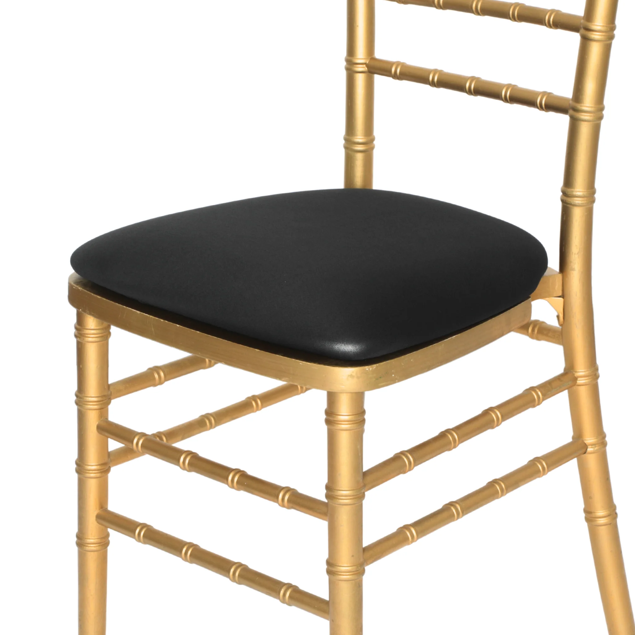 5 pcs/pk Spandex Chiavari Seat Pad Cover - Black - Image 6