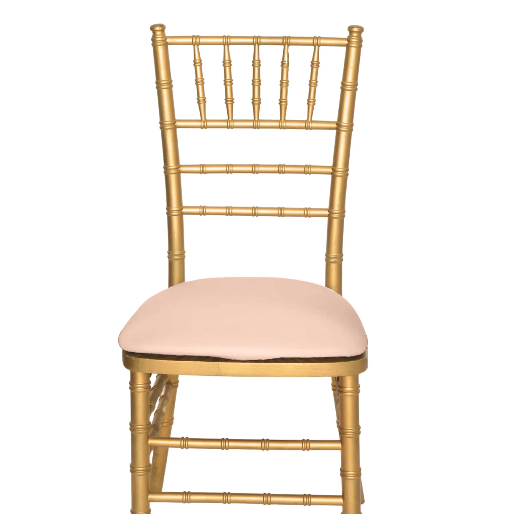 5 pcs/pk Spandex Chiavari Seat Pad Cover - Blush/Rose Gold - Image 2