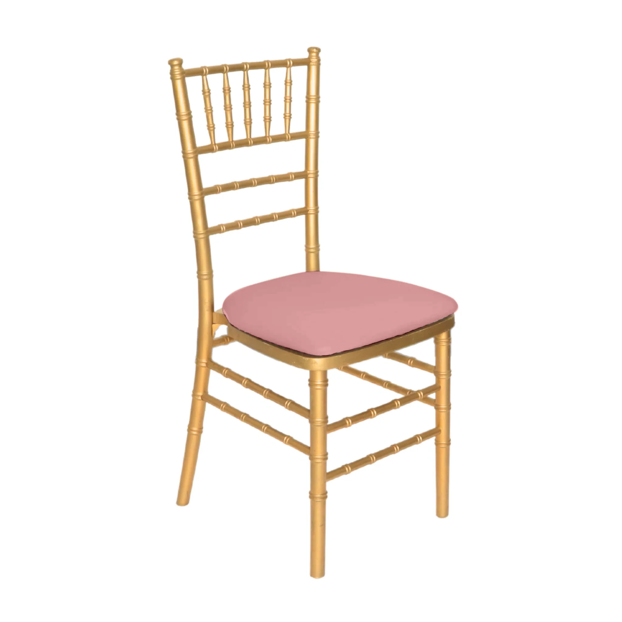 5 pcs/pk Spandex Chiavari Seat Pad Cover - Dusty Rose/Mauve