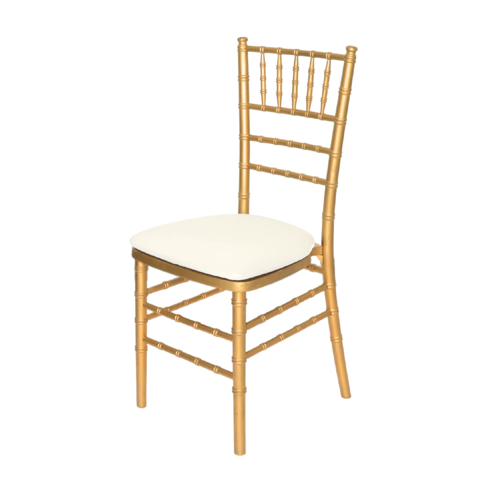 5 pcs/pk Spandex Chiavari Seat Pad Cover - Ivory - Image 2