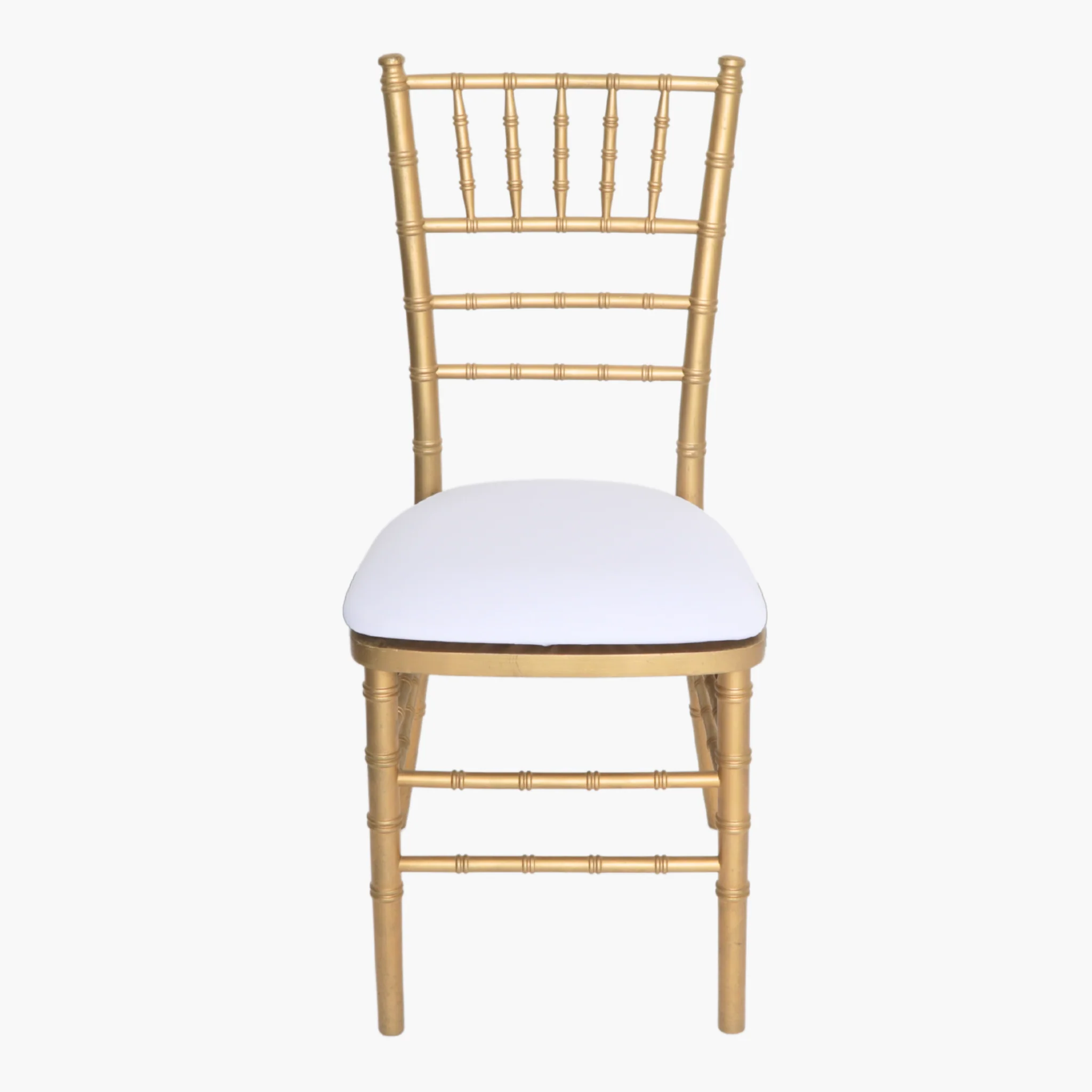 5 pcs/pk Spandex Chiavari Seat Pad Cover - White - Image 5