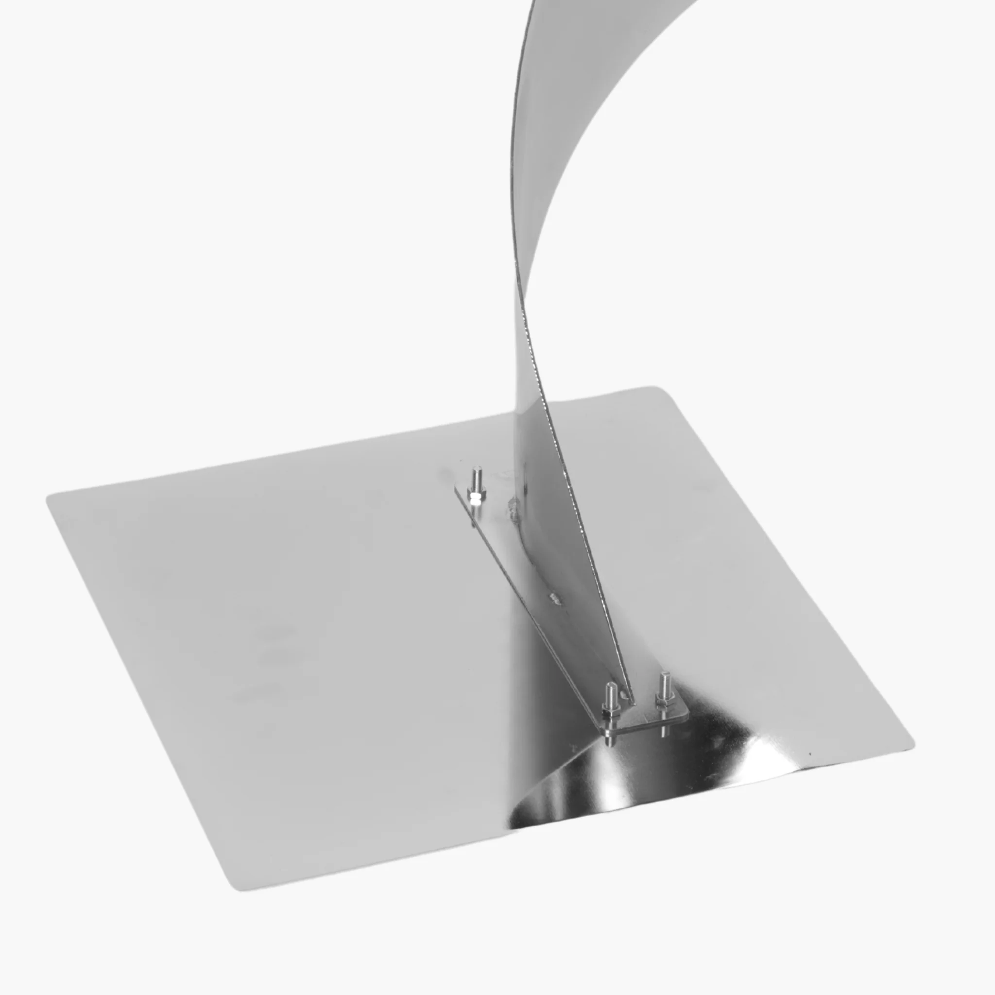 Spiral Ribbon Floral Centerpiece Stand - Silver - Image 3