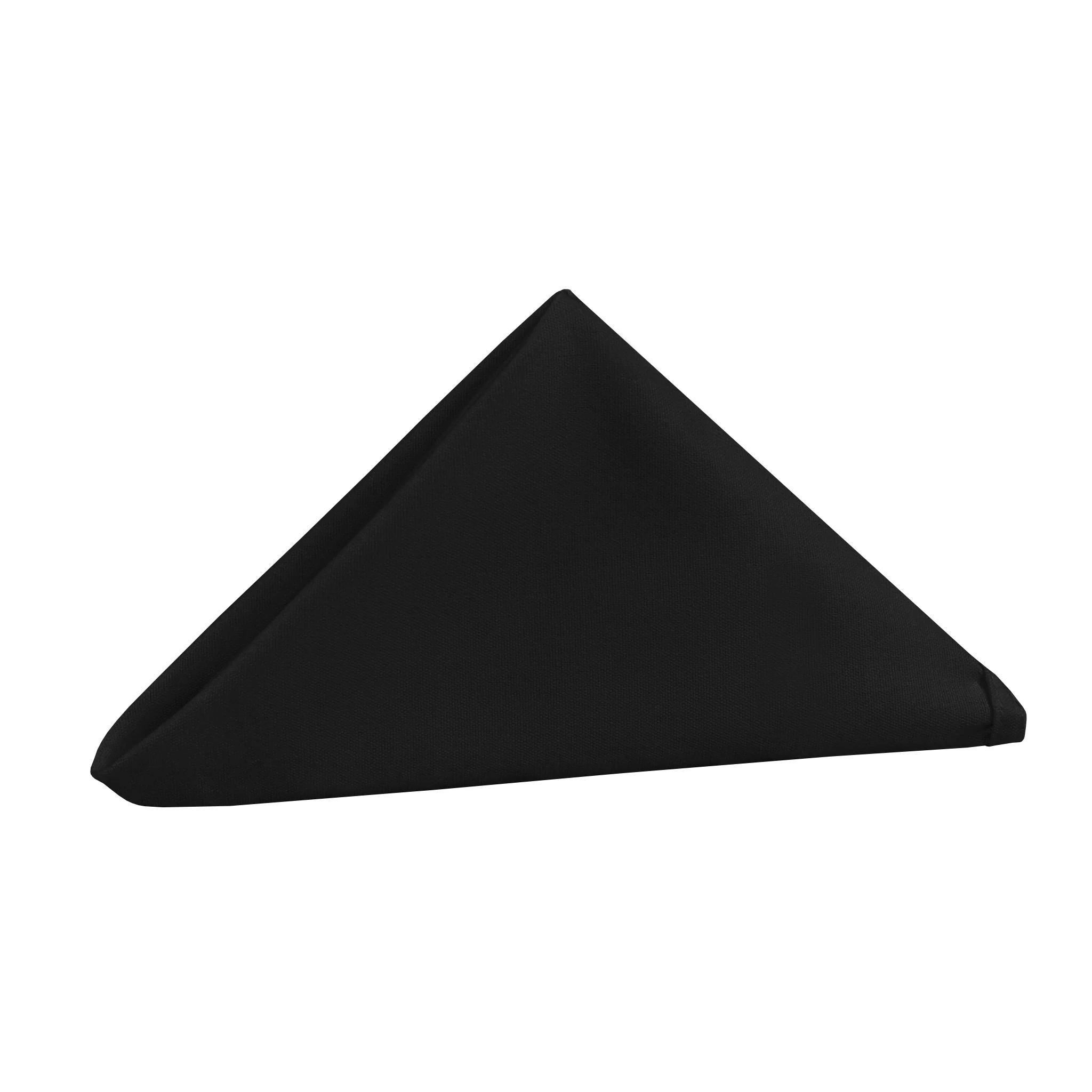 5 pcs/pk Premium Spun Polyester Napkin 20"x20" - Black