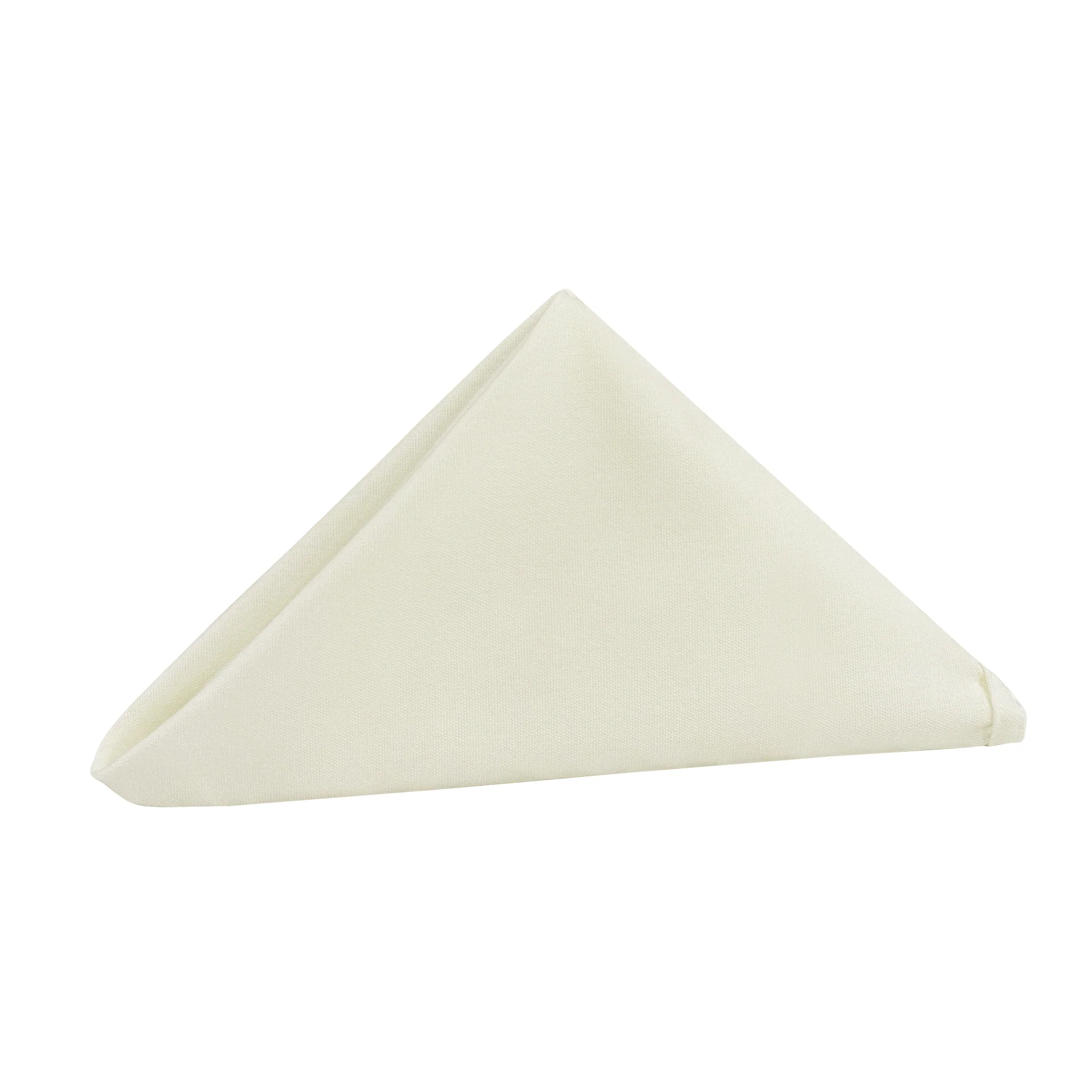 5 pcs/pk Premium Spun Polyester Napkin 20"x20" - Ivory
