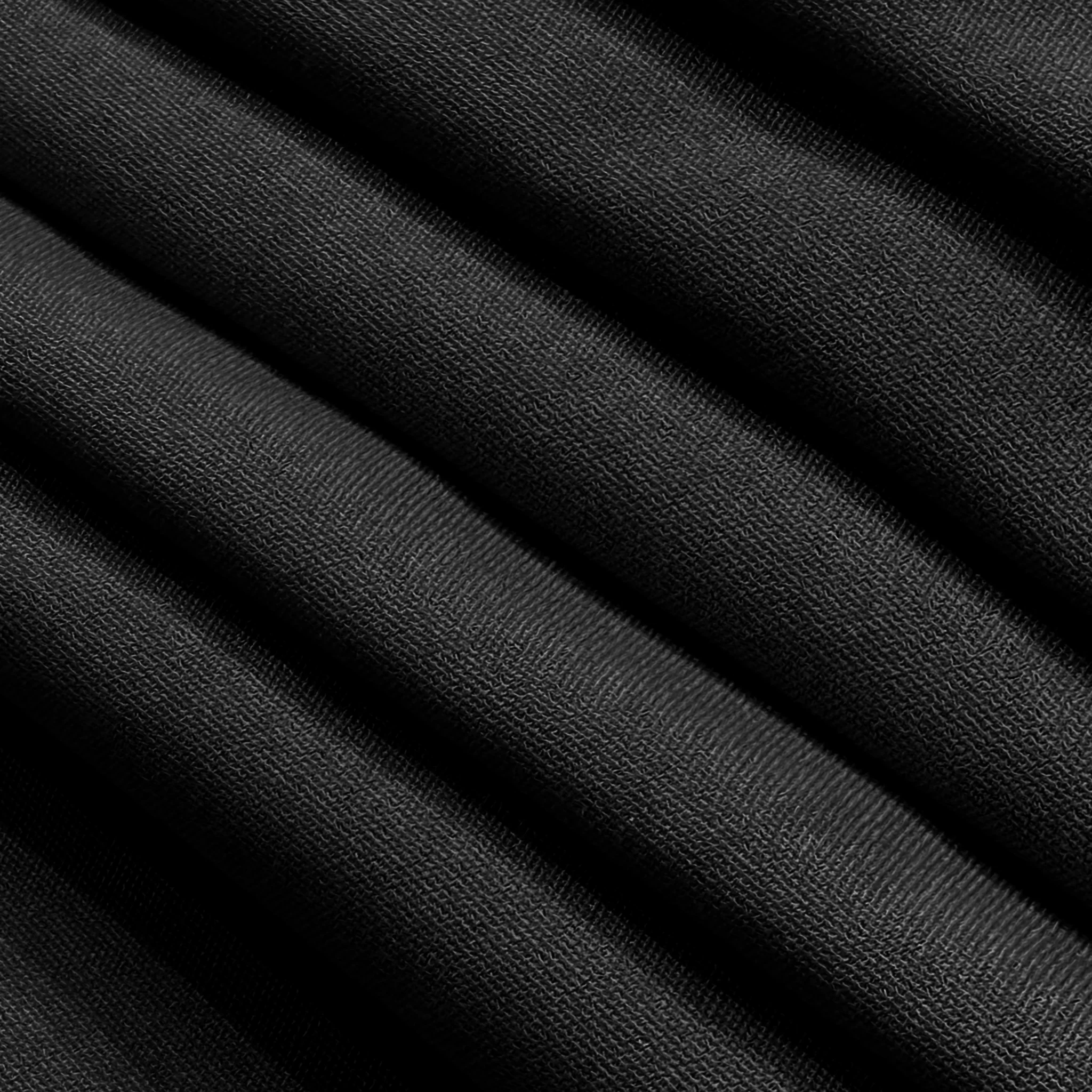 Premium Spun Polyester Square 90"x90" Overlay/Tablecloth - Black - Image 7