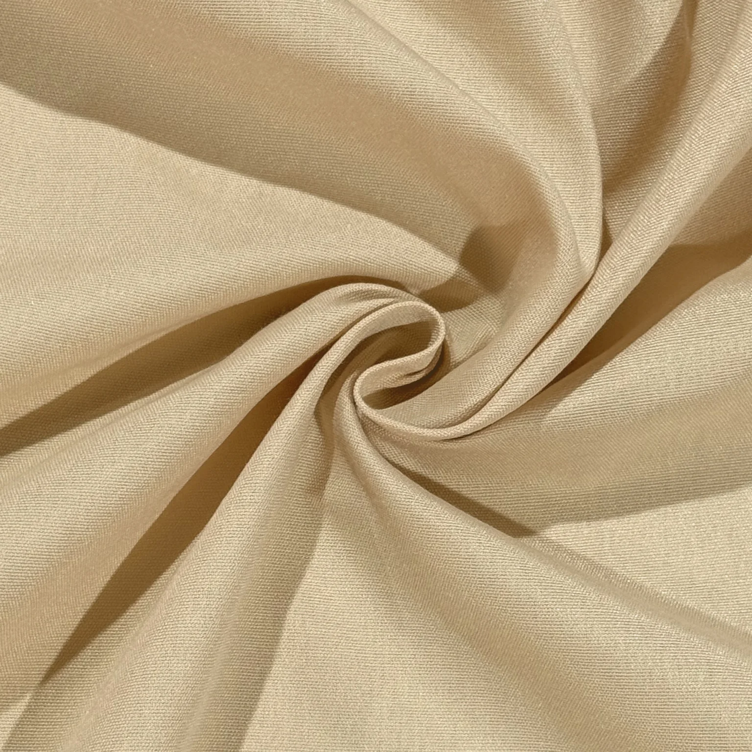Premium Spun Polyester Square 90"x90" Overlay/Tablecloth - Champagne - Image 4