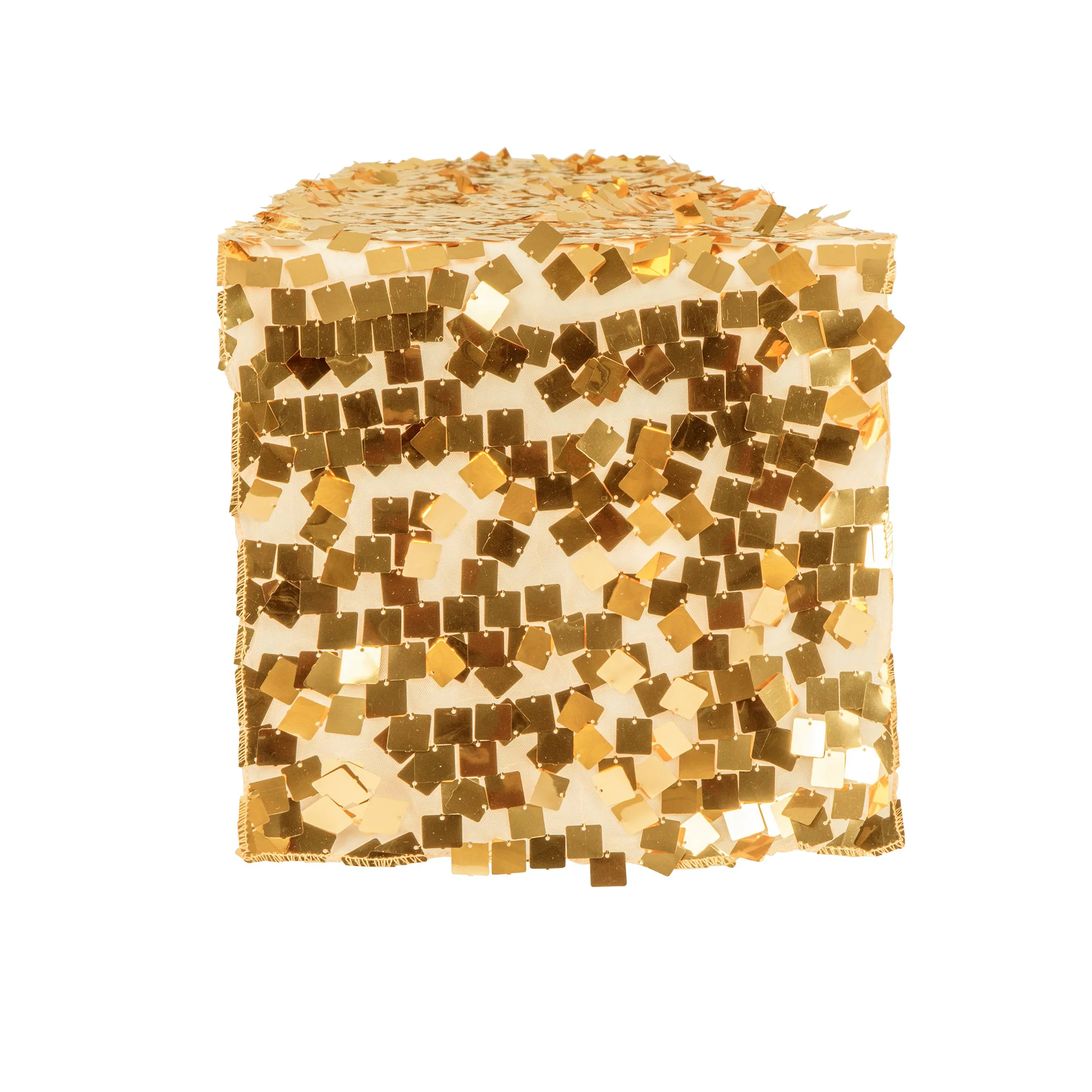 Square Payette Sequin Table Runner - Gold - Image 2
