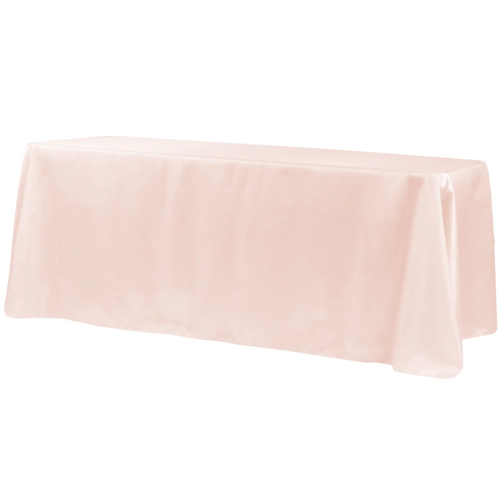 Taffeta Tablecloth 90"x132" Rectangular - Blush