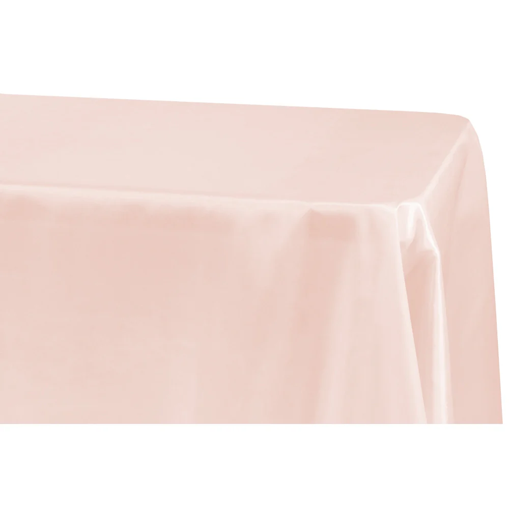 Taffeta Tablecloth 90"x132" Rectangular - Blush - Image 2