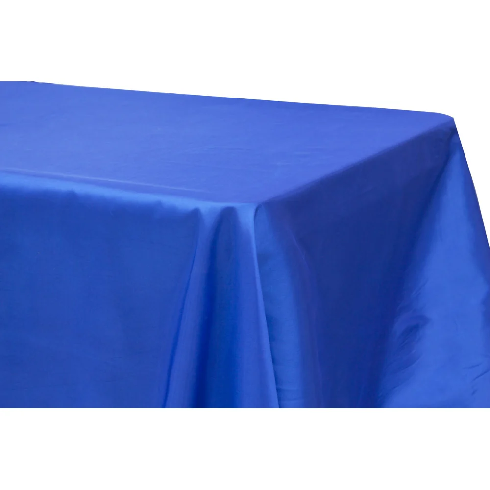 Taffeta Tablecloth 90"x156" Rectangular - Royal Blue