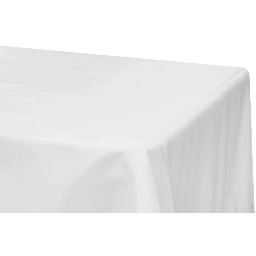 Taffeta Tablecloth 90"x156" Rectangular - White