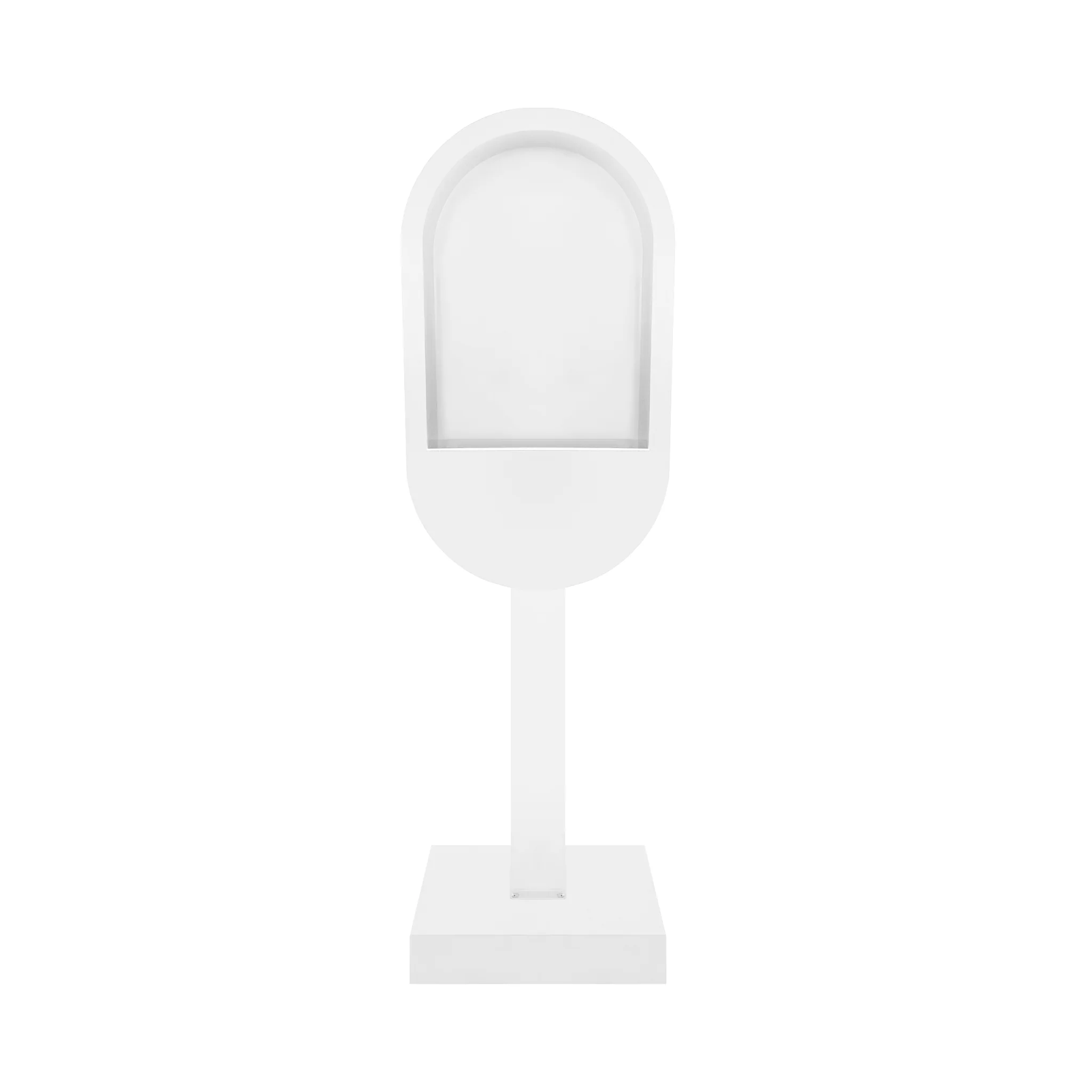 Telephone/Guestbook Booth Prop Display Stand - White