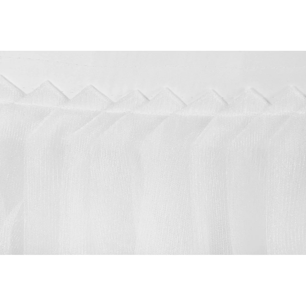 Tulle Tutu 14ft Table Skirt - White - Image 3